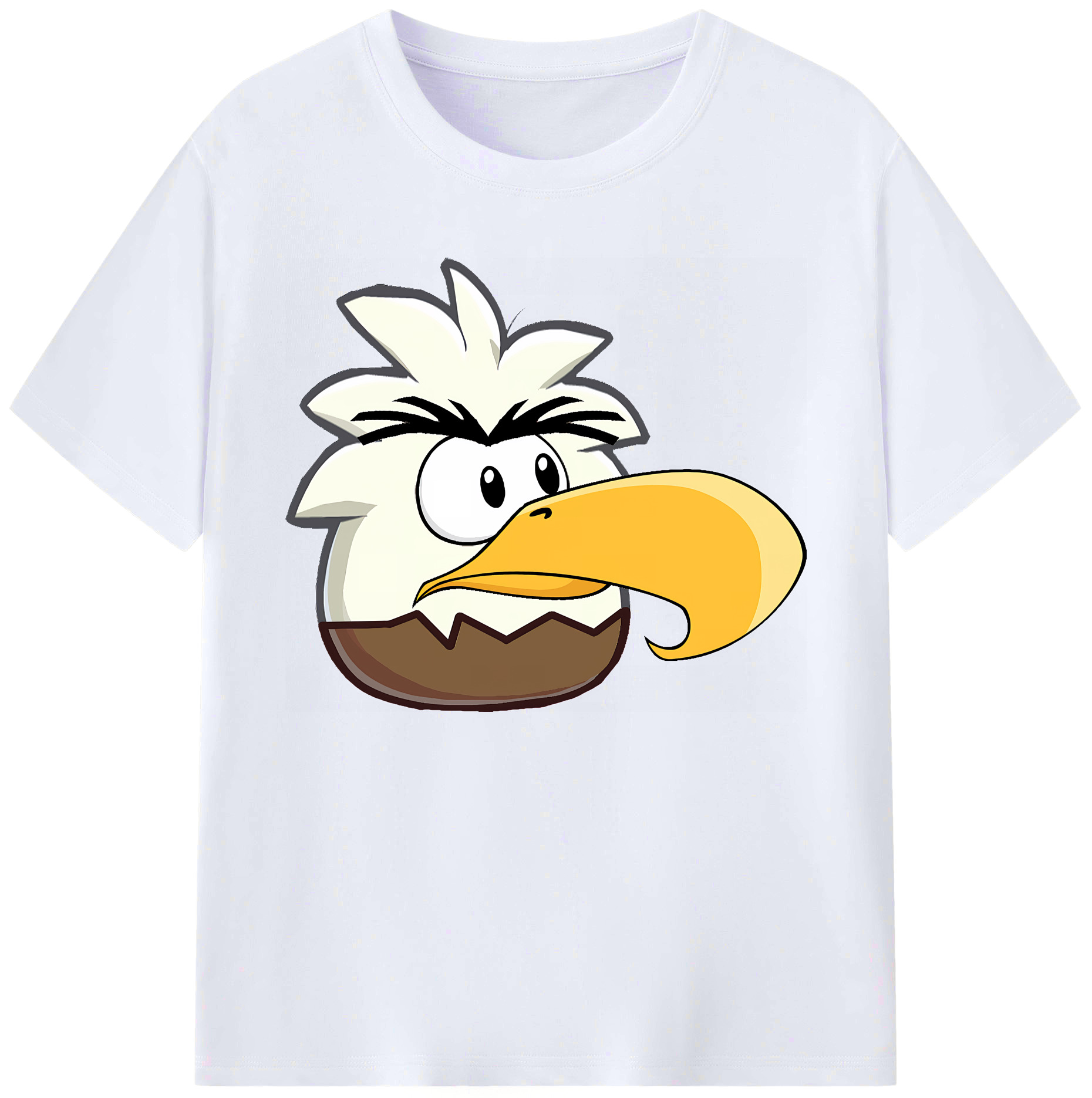 （画像用） Angry Birds アングリーバード 綿100％ メンズ半袖Tシャツ｜肌触りやわらか＆通気性