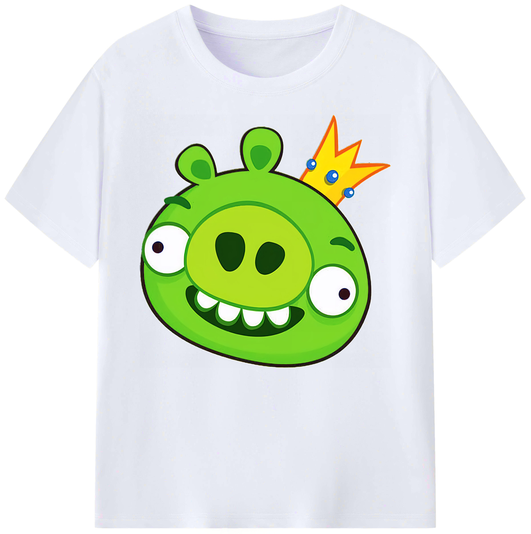 （画像用） Angry Birds アングリーバード 綿100％ メンズ半袖Tシャツ｜肌触りやわらか＆通気性