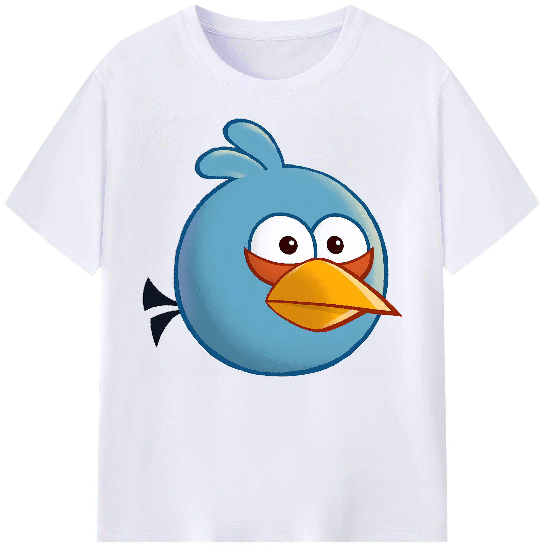 （画像用） Angry Birds アングリーバード 綿100％ メンズ半袖Tシャツ｜肌触りやわらか＆通気性