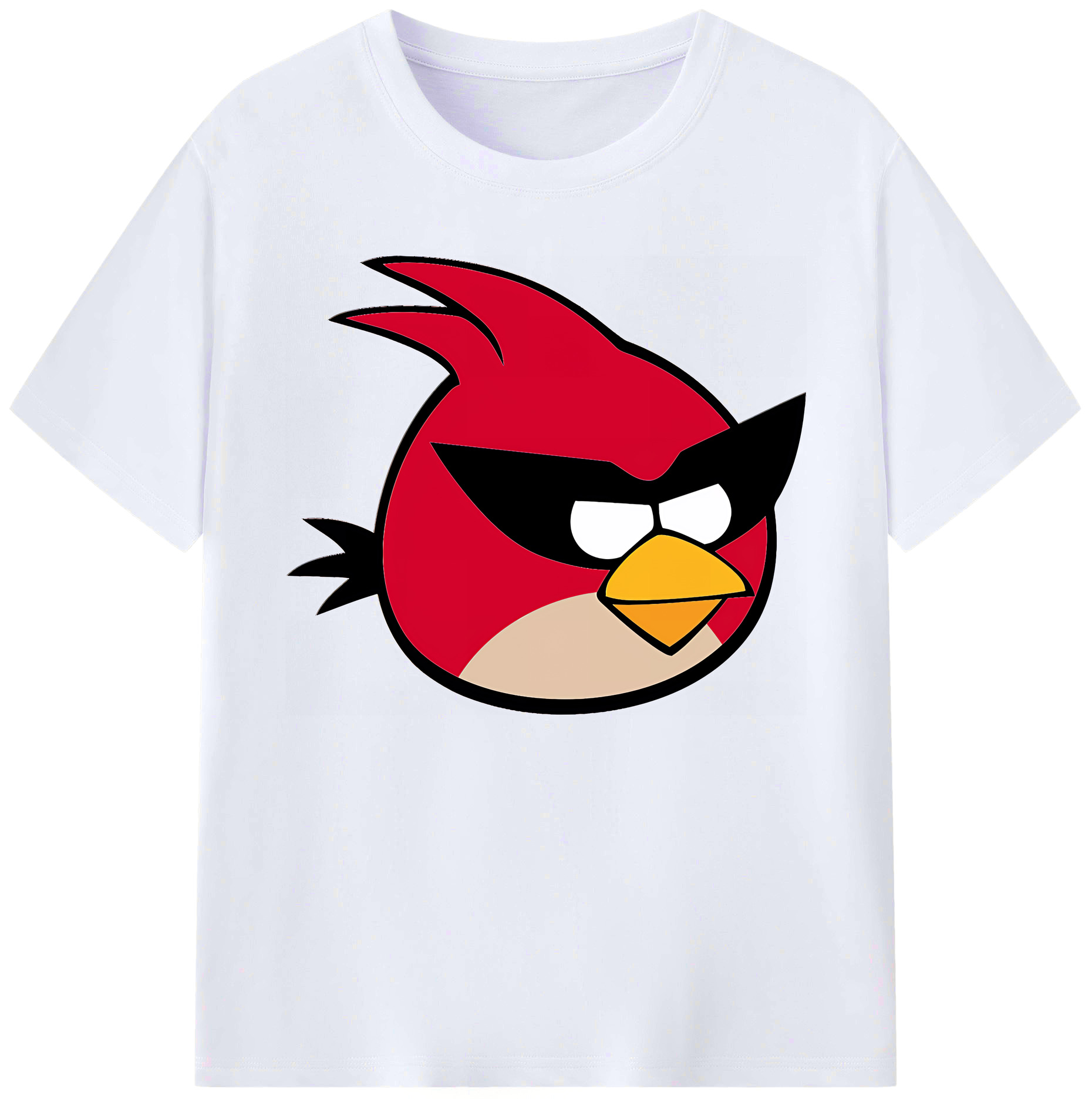 （画像用） Angry Birds アングリーバード 綿100％ メンズ半袖Tシャツ｜肌触りやわらか＆通気性