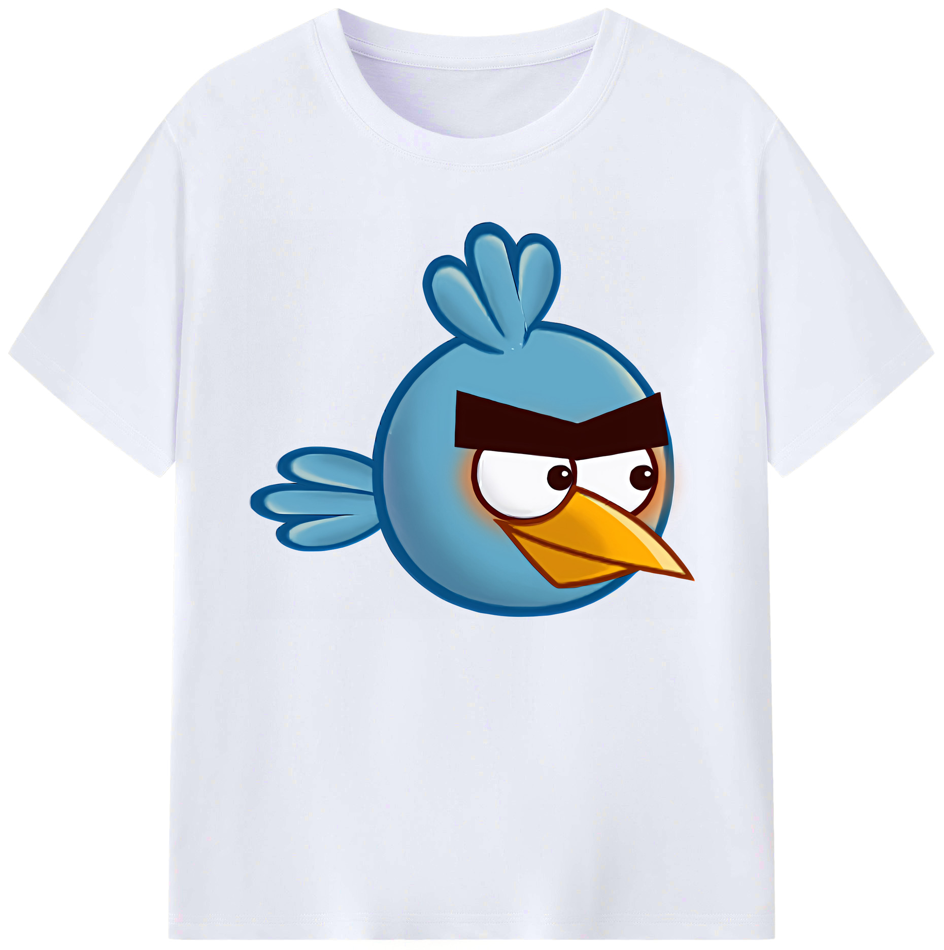 （画像用） Angry Birds アングリーバード 綿100％ メンズ半袖Tシャツ｜肌触りやわらか＆通気性