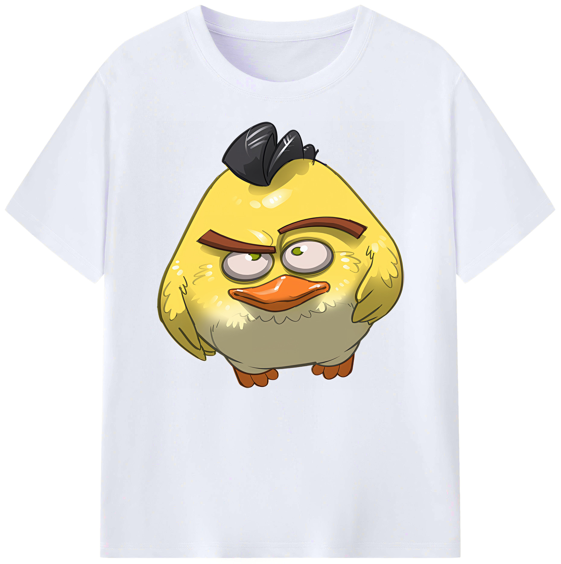 （画像用） Angry Birds アングリーバード 綿100％ メンズ半袖Tシャツ｜肌触りやわらか＆通気性