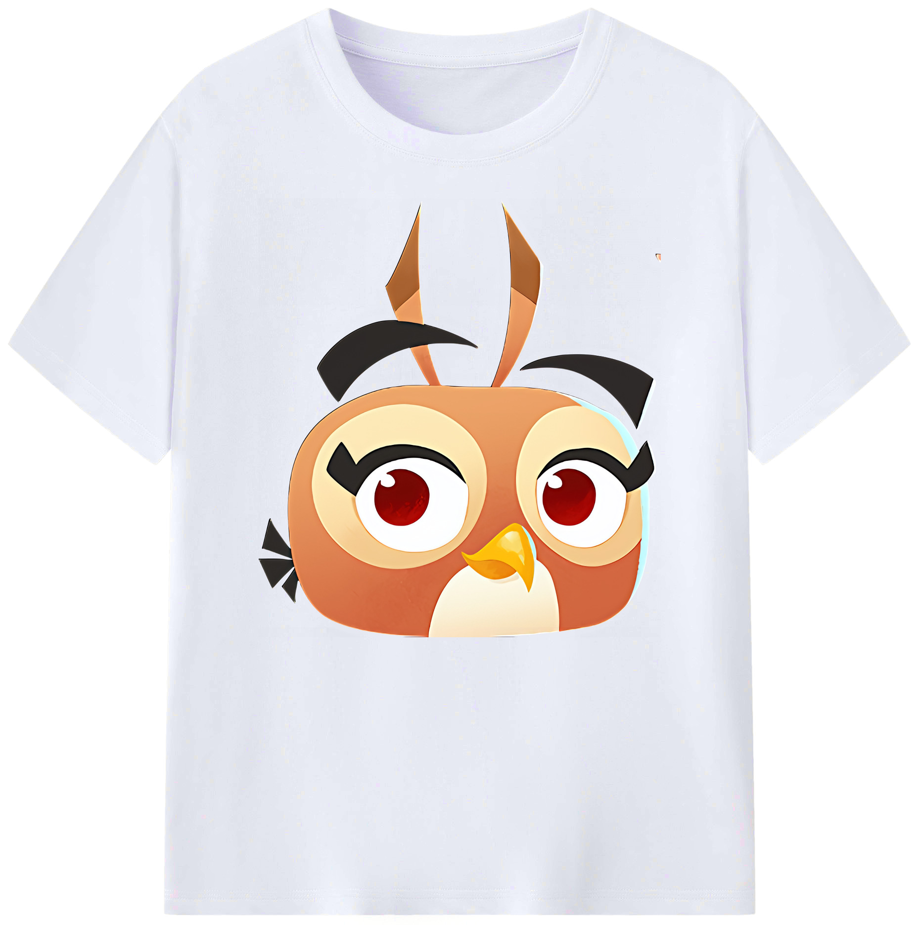 （画像用） Angry Birds アングリーバード 綿100％ メンズ半袖Tシャツ｜肌触りやわらか＆通気性