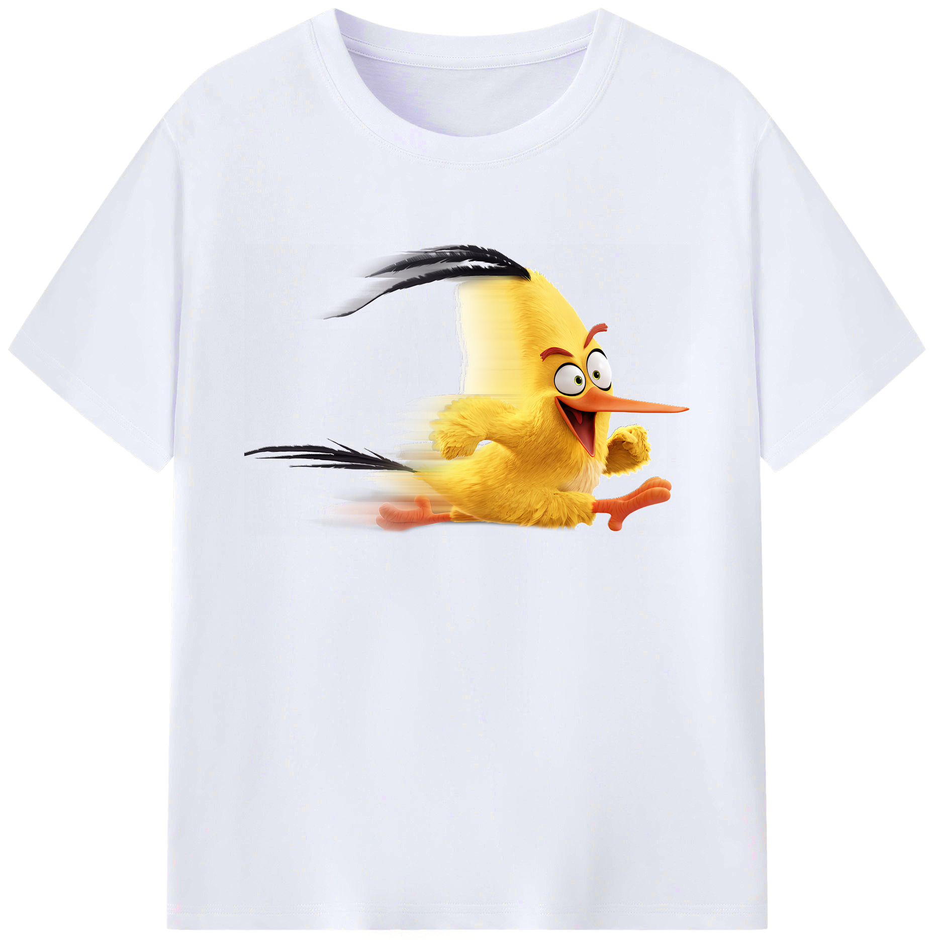 （画像用） Angry Birds アングリーバード 綿100％ メンズ半袖Tシャツ｜肌触りやわらか＆通気性