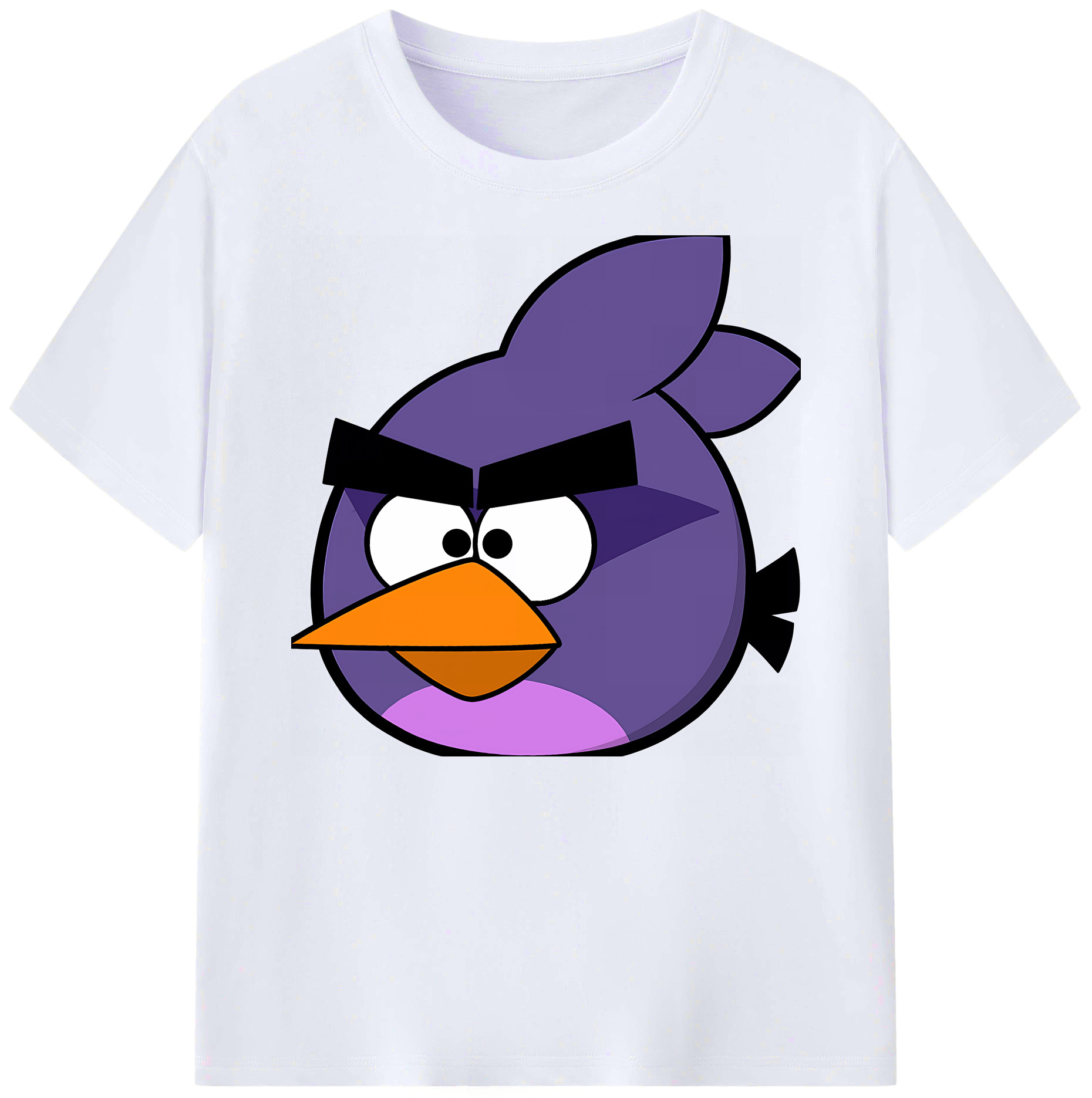 （画像用） Angry Birds アングリーバード 綿100％ メンズ半袖Tシャツ｜肌触りやわらか＆通気性