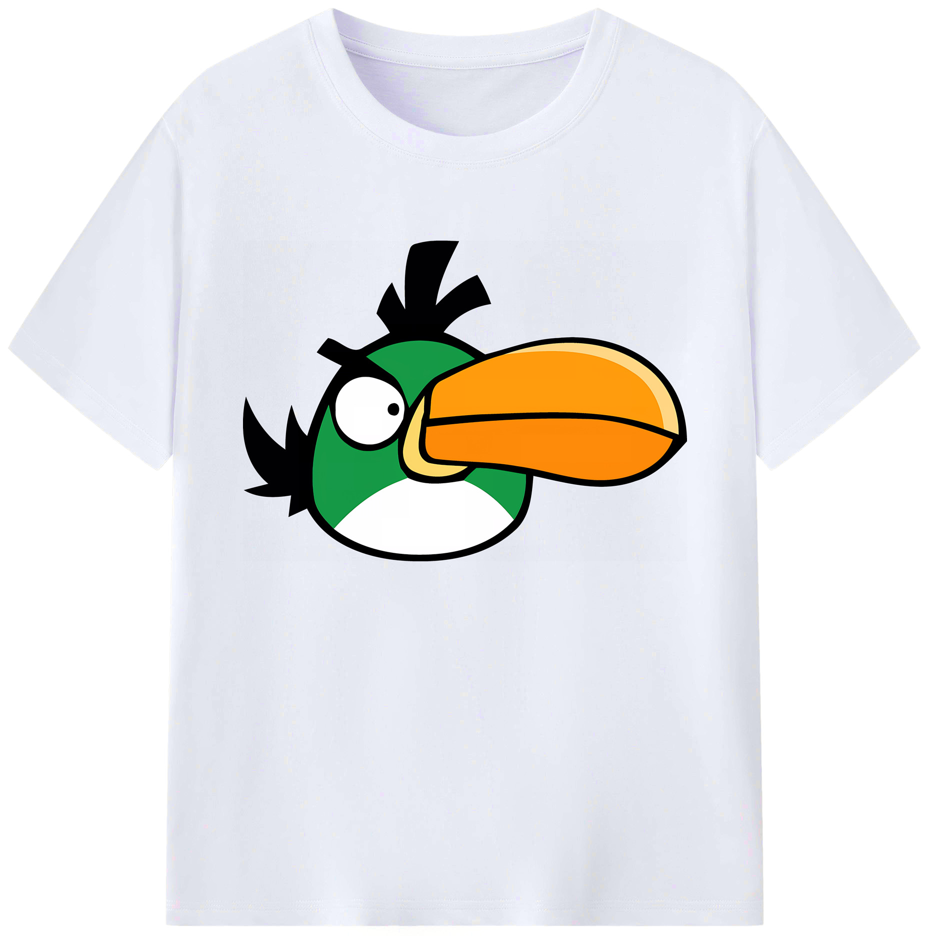 （画像用） Angry Birds アングリーバード 綿100％ メンズ半袖Tシャツ｜肌触りやわらか＆通気性