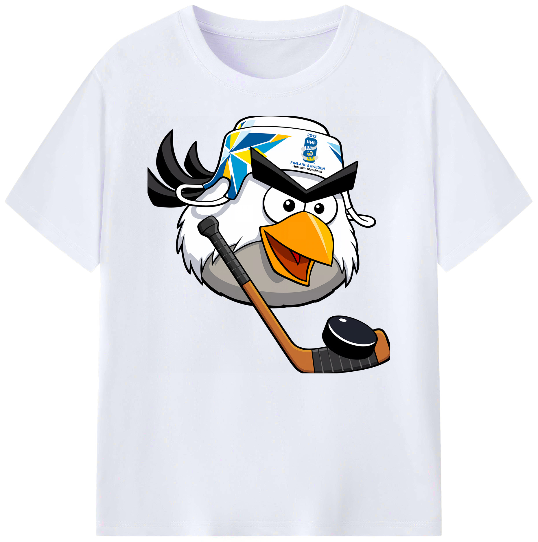 （画像用） Angry Birds アングリーバード 綿100％ メンズ半袖Tシャツ｜肌触りやわらか＆通気性
