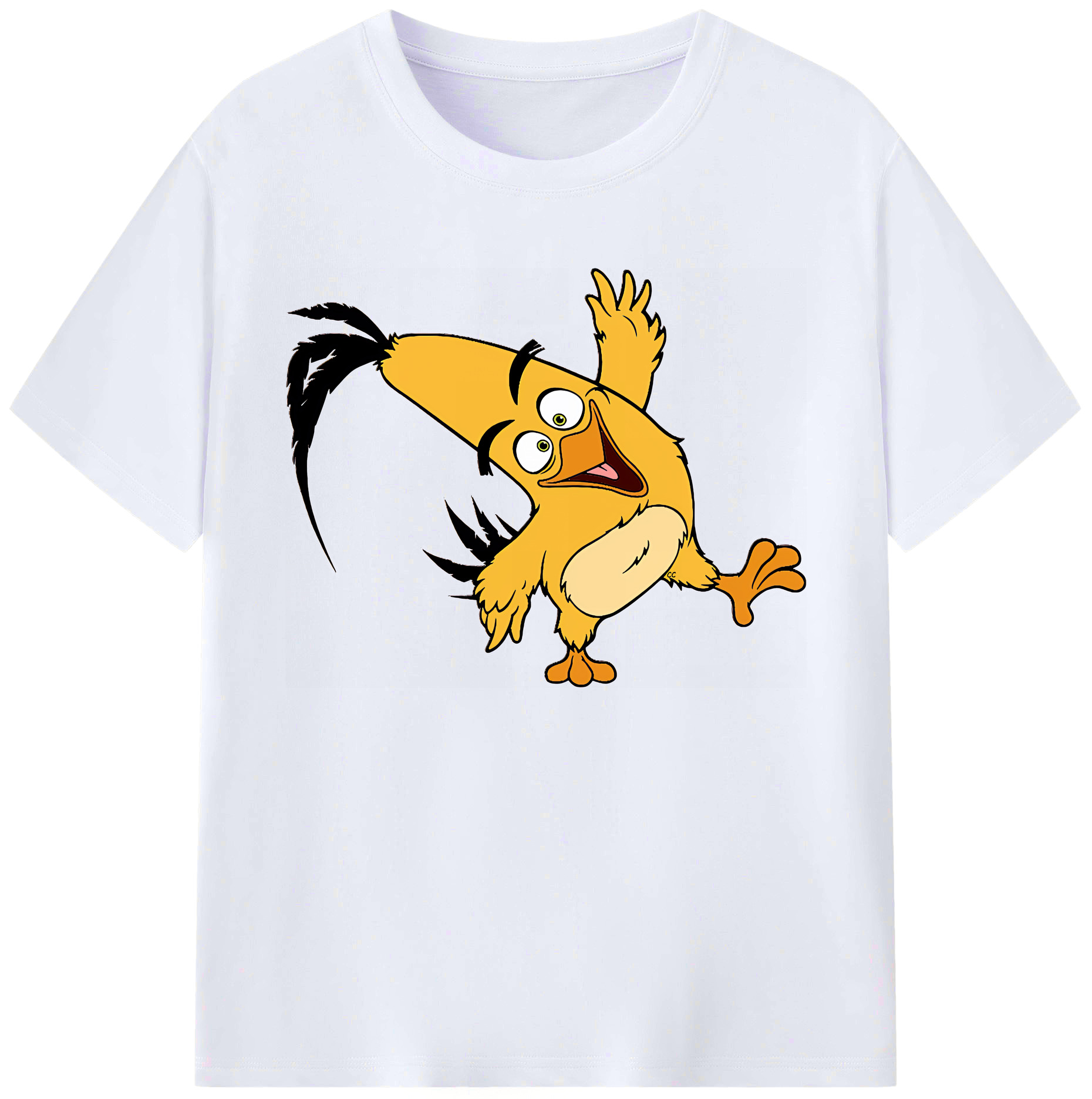 （画像用） Angry Birds アングリーバード 綿100％ メンズ半袖Tシャツ｜肌触りやわらか＆通気性