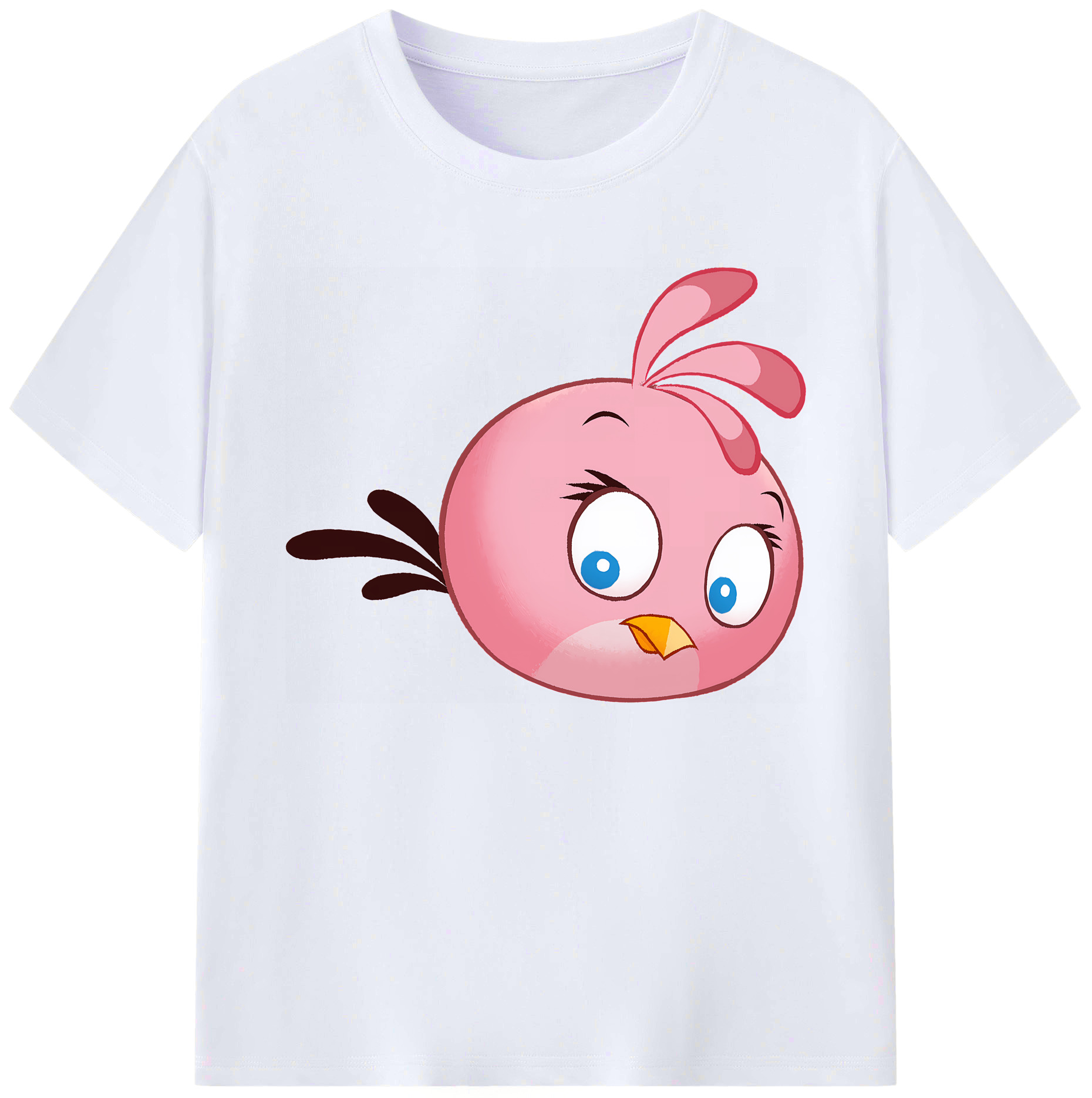 （画像用） Angry Birds アングリーバード 綿100％ メンズ半袖Tシャツ｜肌触りやわらか＆通気性