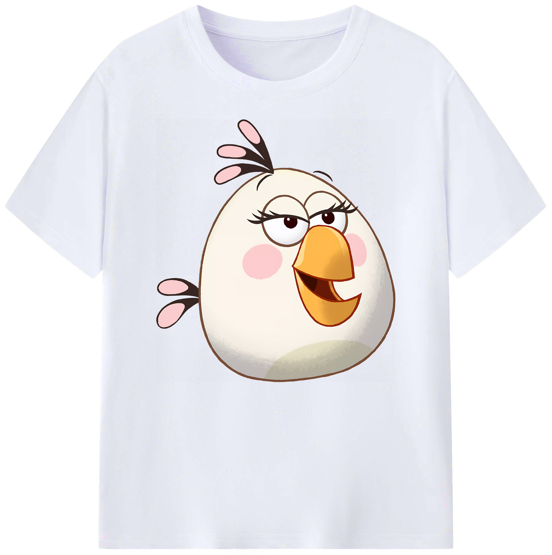 （画像用） Angry Birds アングリーバード 綿100％ メンズ半袖Tシャツ｜肌触りやわらか＆通気性