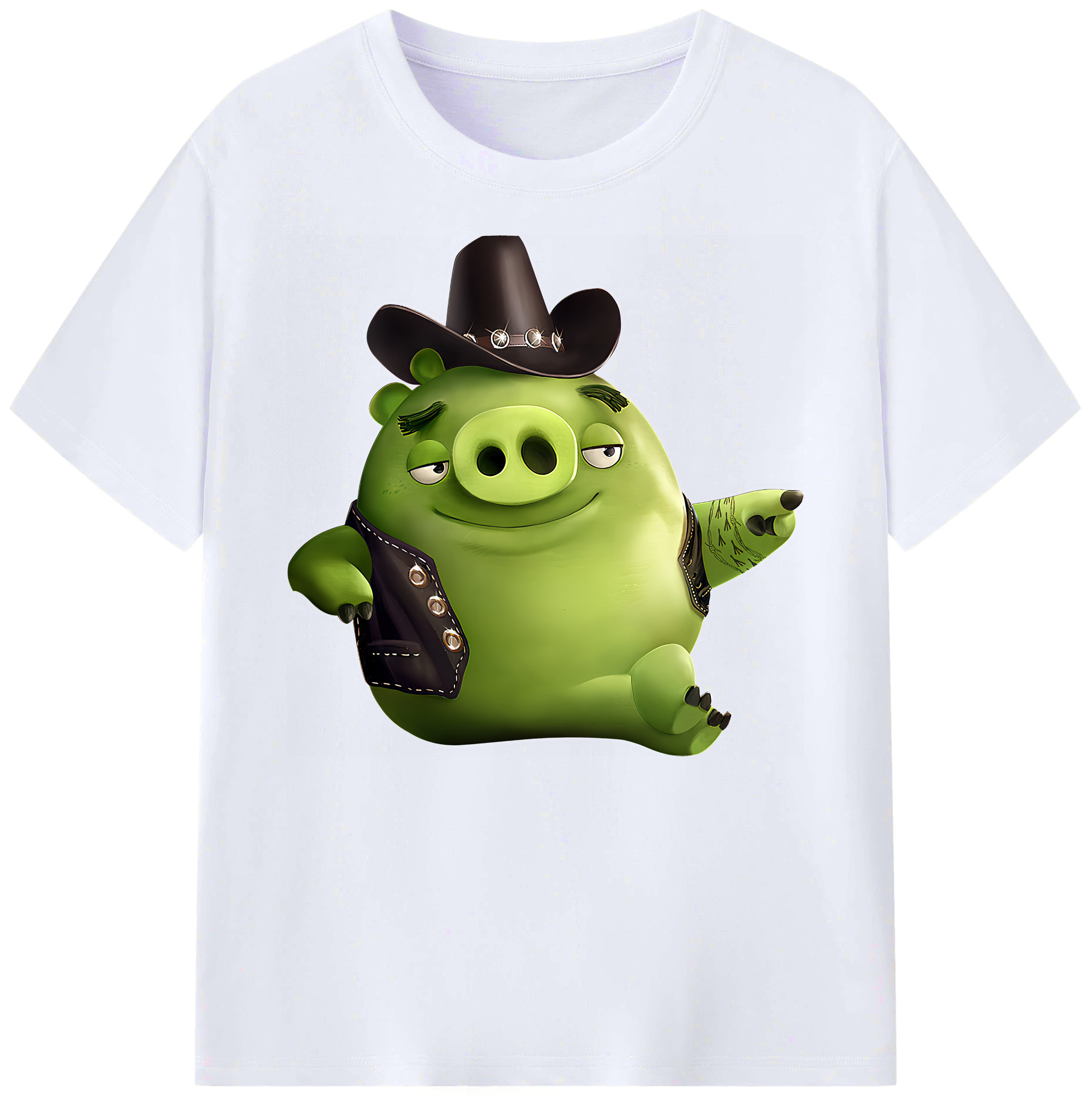 （画像用） Angry Birds アングリーバード 綿100％ メンズ半袖Tシャツ｜肌触りやわらか＆通気性