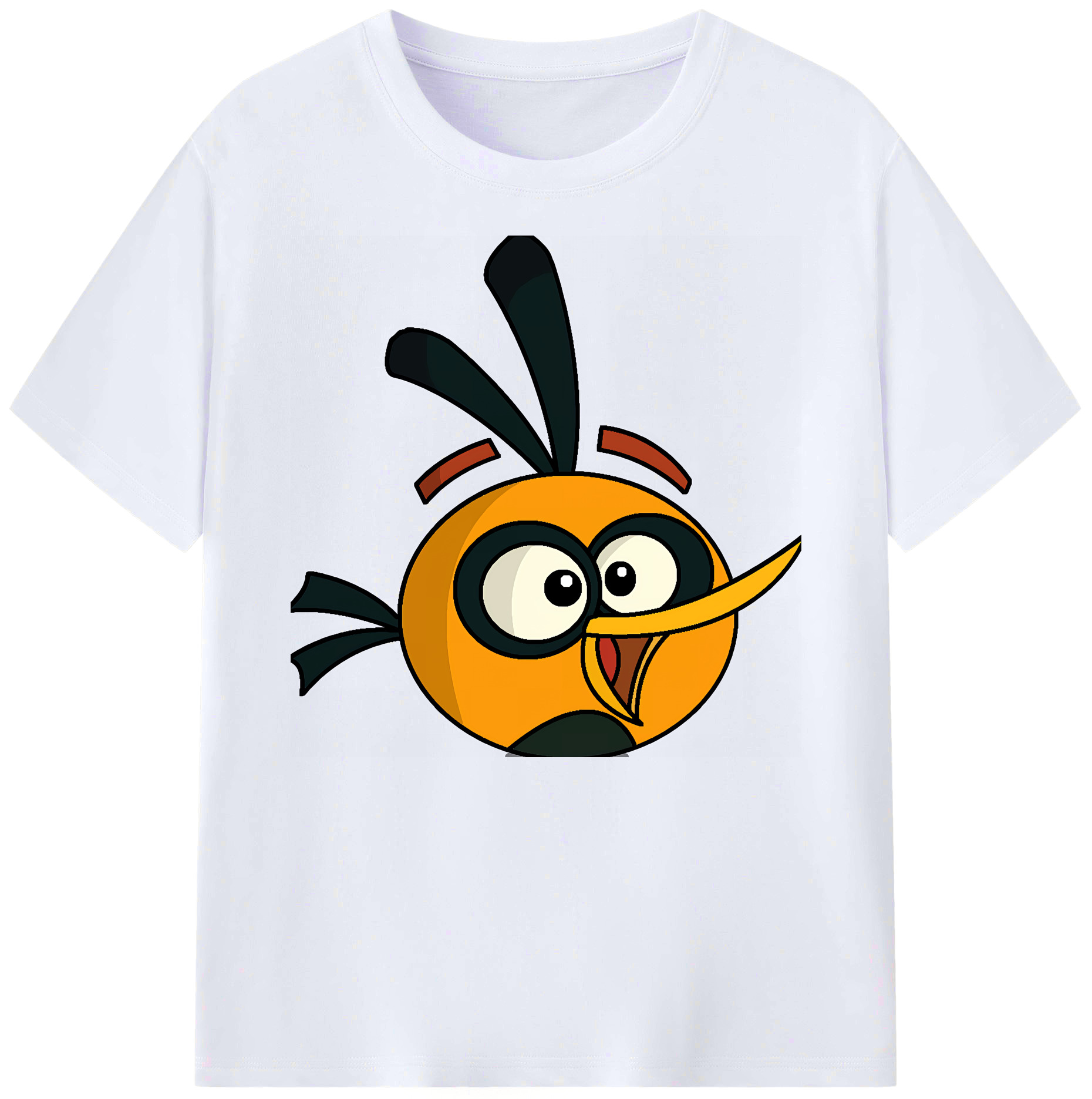 （画像用） Angry Birds アングリーバード 綿100％ メンズ半袖Tシャツ｜肌触りやわらか＆通気性