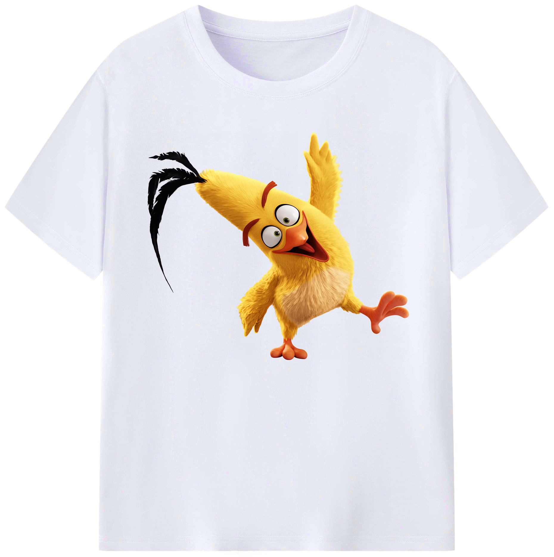 （画像用） Angry Birds アングリーバード 綿100％ メンズ半袖Tシャツ｜肌触りやわらか＆通気性