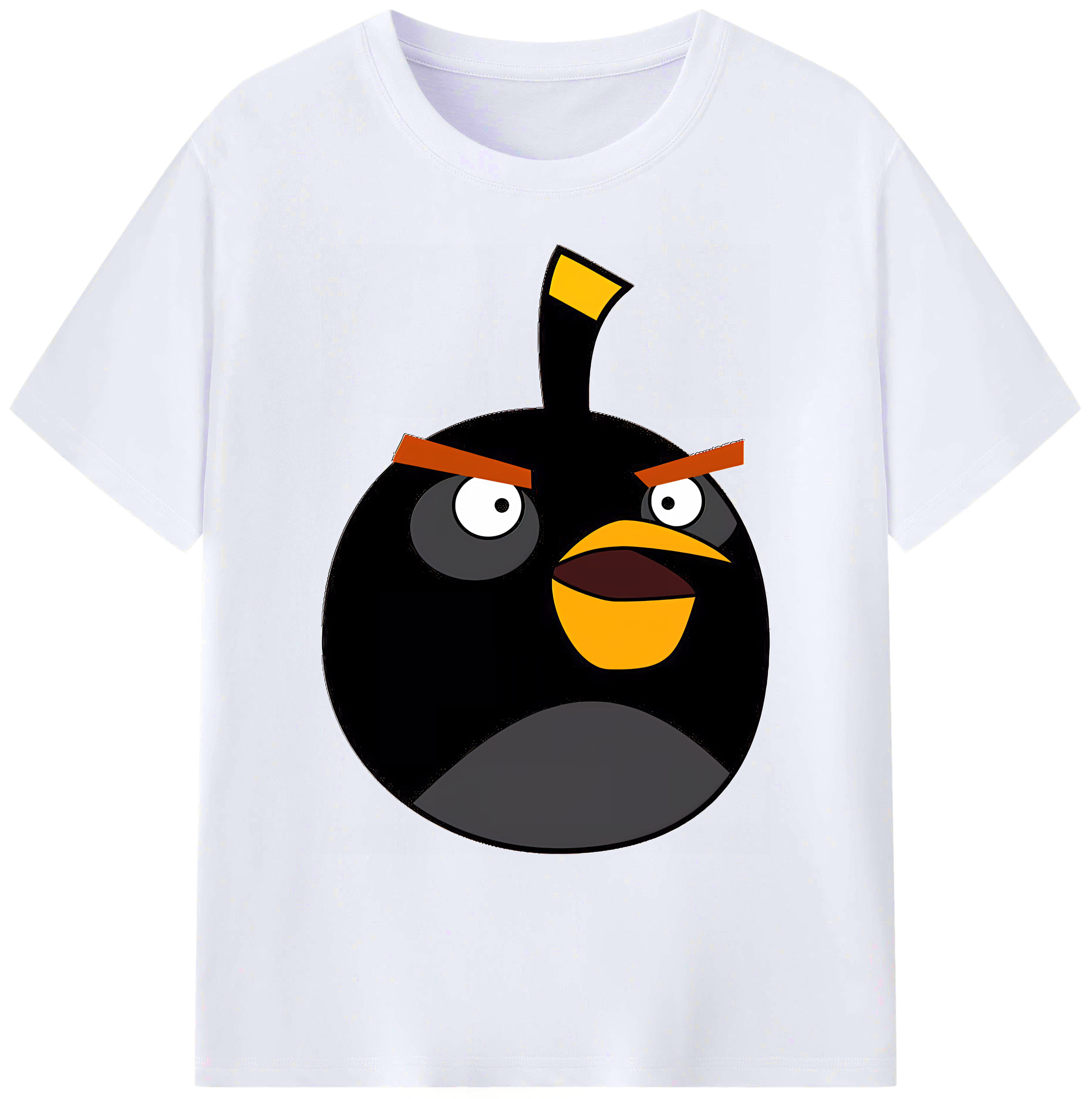 （画像用） Angry Birds アングリーバード 綿100％ メンズ半袖Tシャツ｜肌触りやわらか＆通気性