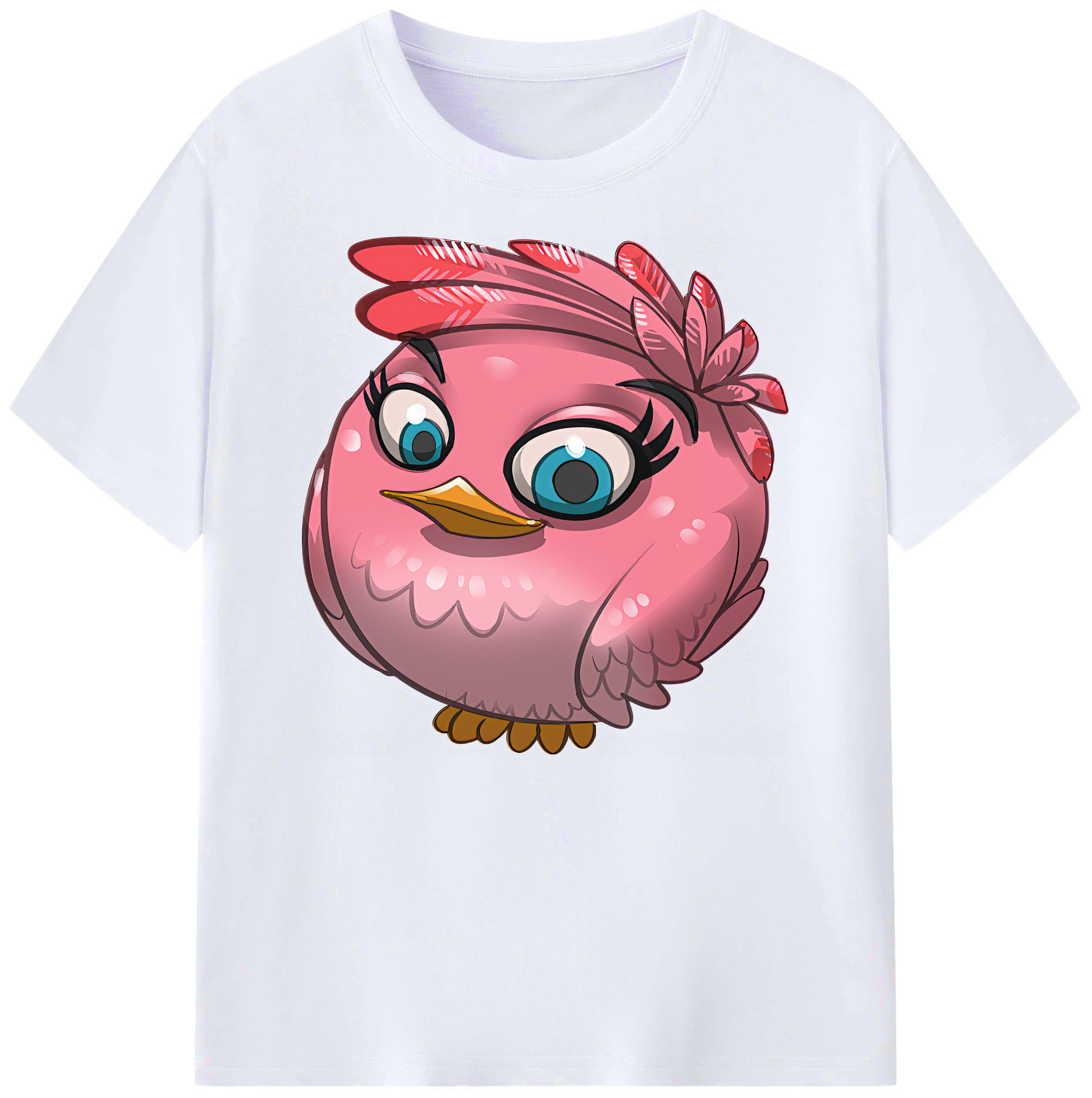 （画像用） Angry Birds アングリーバード 綿100％ メンズ半袖Tシャツ｜肌触りやわらか＆通気性