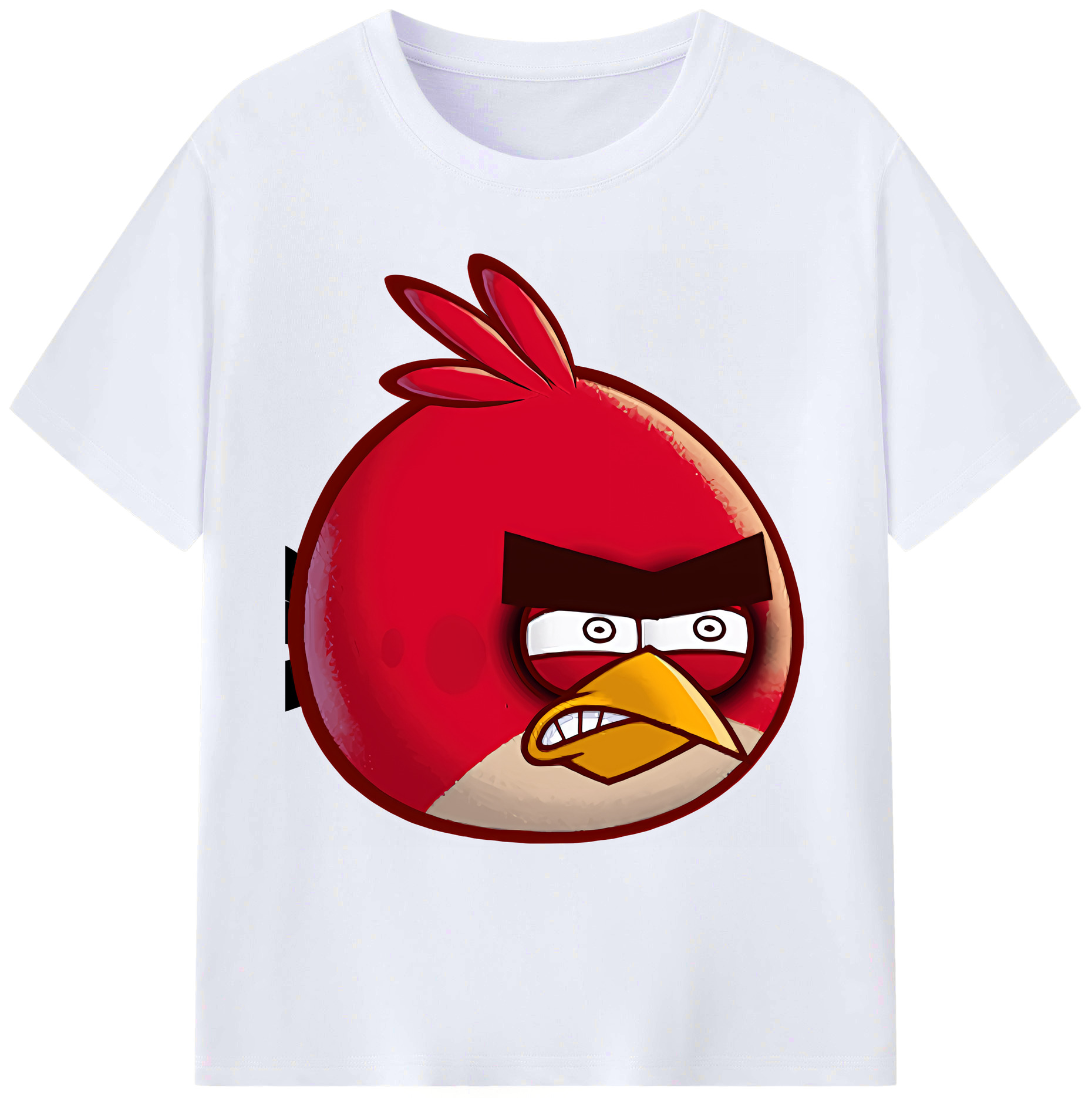 （画像用） Angry Birds アングリーバード 綿100％ メンズ半袖Tシャツ｜肌触りやわらか＆通気性