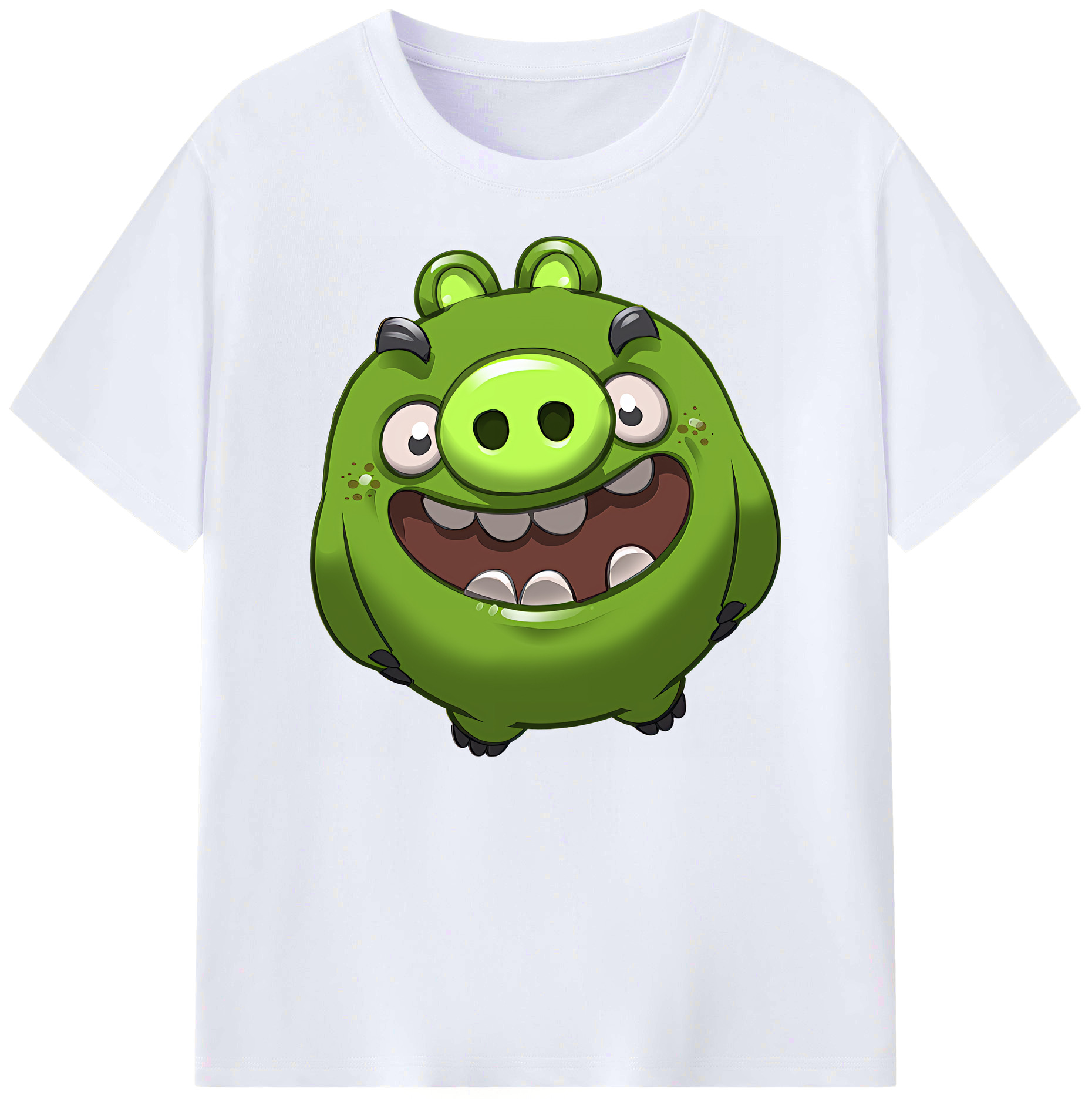 （画像用） Angry Birds アングリーバード 綿100％ メンズ半袖Tシャツ｜肌触りやわらか＆通気性