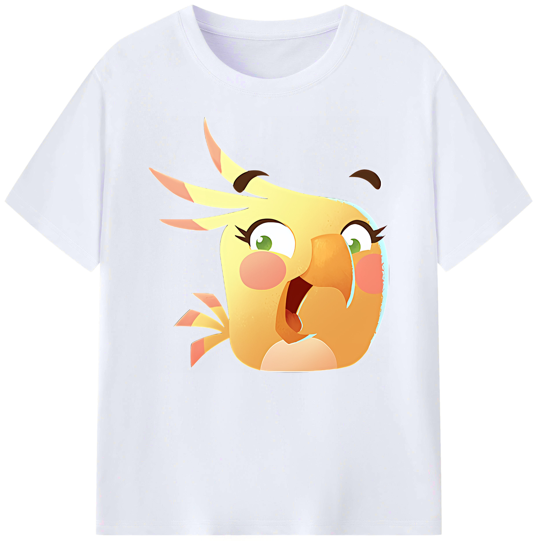 （画像用） Angry Birds アングリーバード 綿100％ メンズ半袖Tシャツ｜肌触りやわらか＆通気性