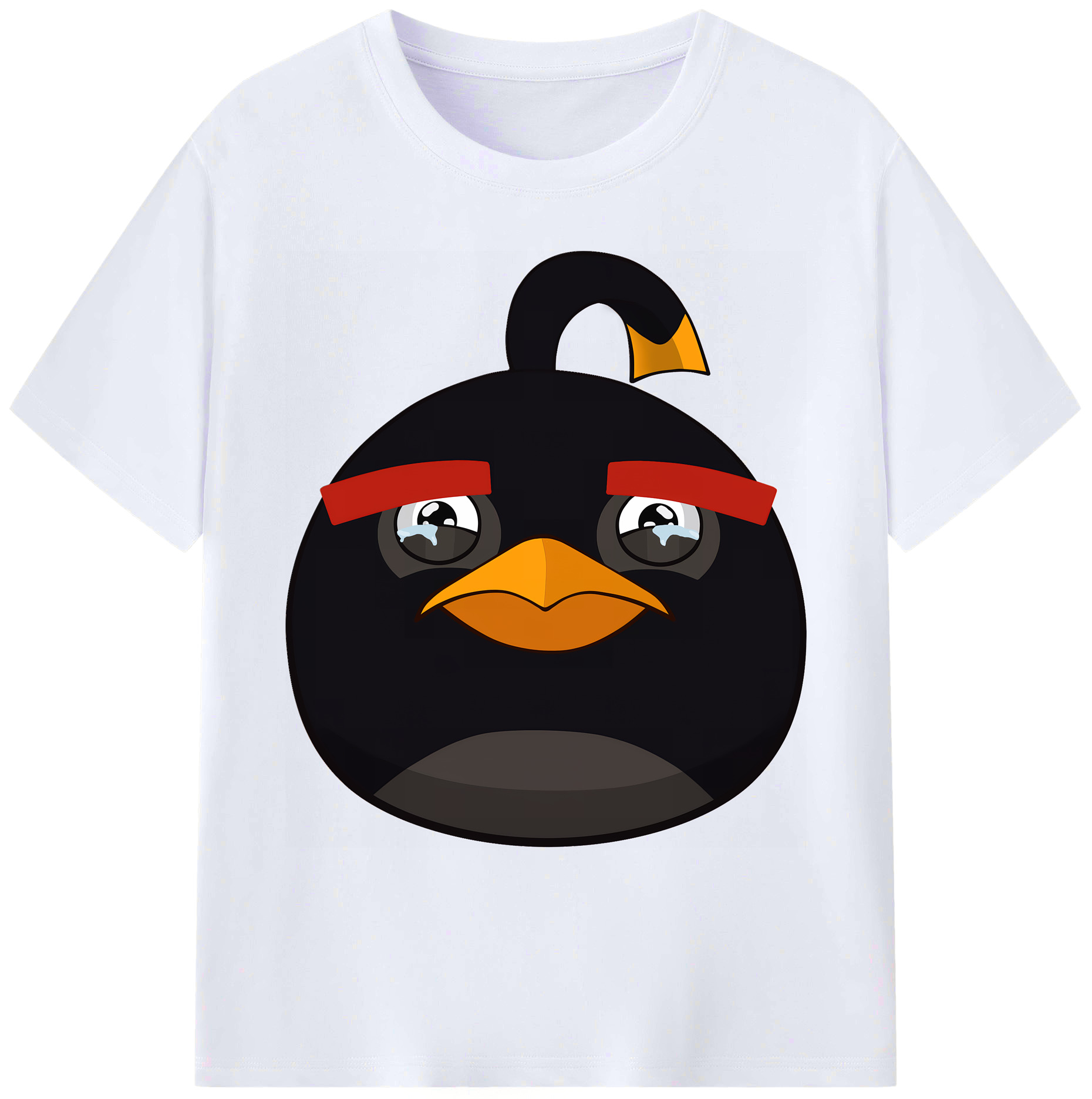 （画像用） Angry Birds アングリーバード 綿100％ メンズ半袖Tシャツ｜肌触りやわらか＆通気性