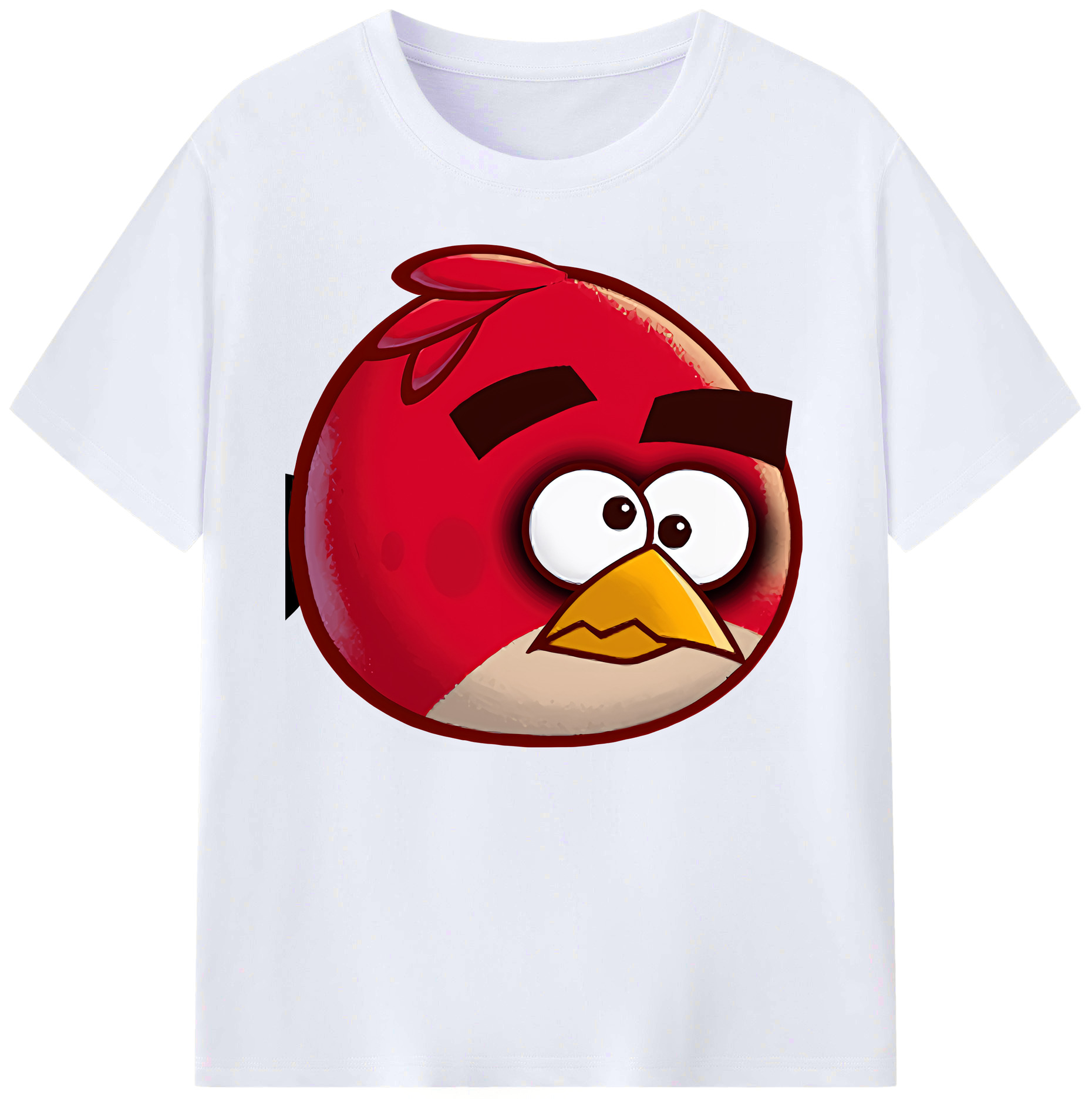 （画像用） Angry Birds アングリーバード 綿100％ メンズ半袖Tシャツ｜肌触りやわらか＆通気性