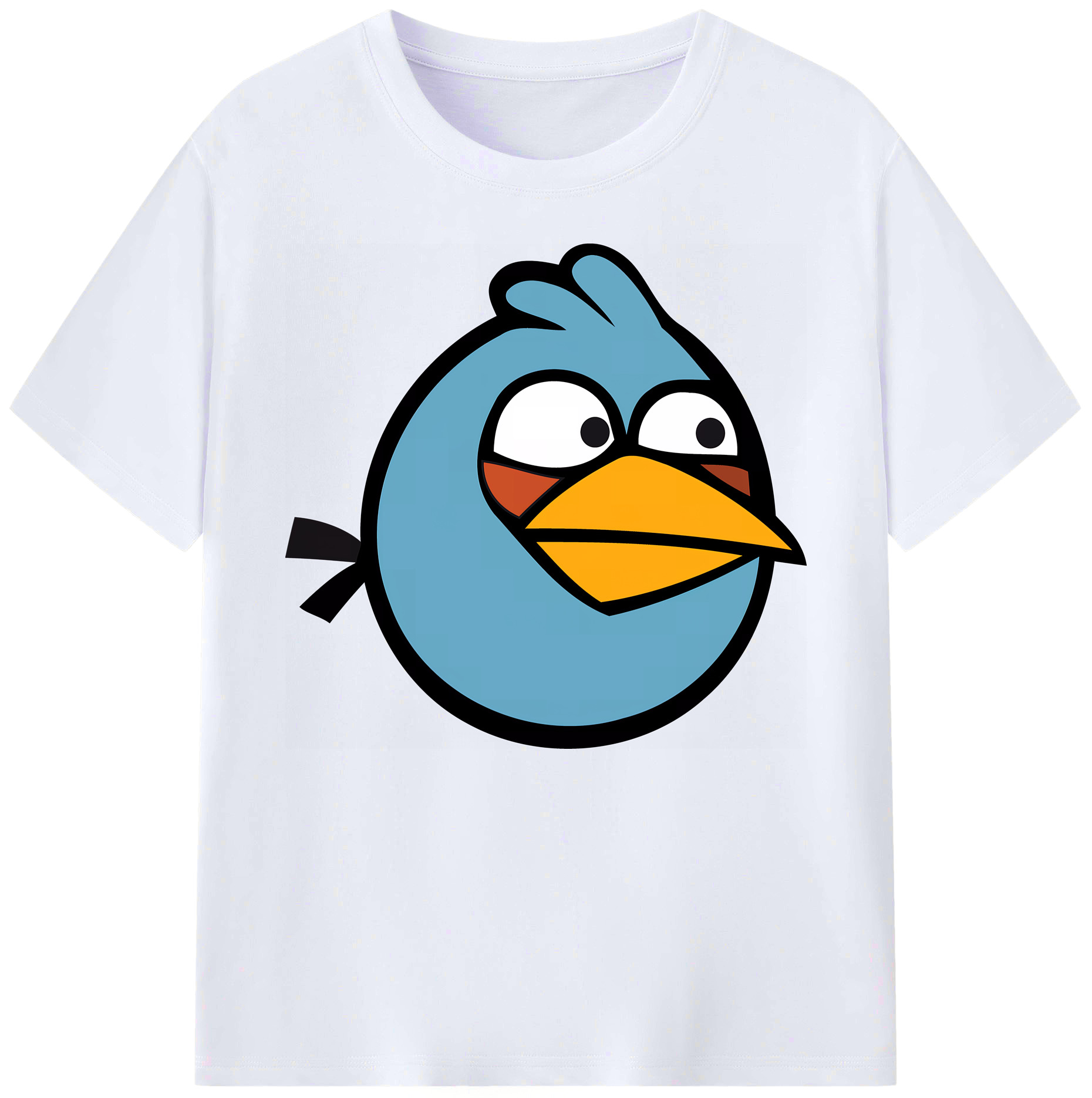 （画像用） Angry Birds アングリーバード 綿100％ メンズ半袖Tシャツ｜肌触りやわらか＆通気性