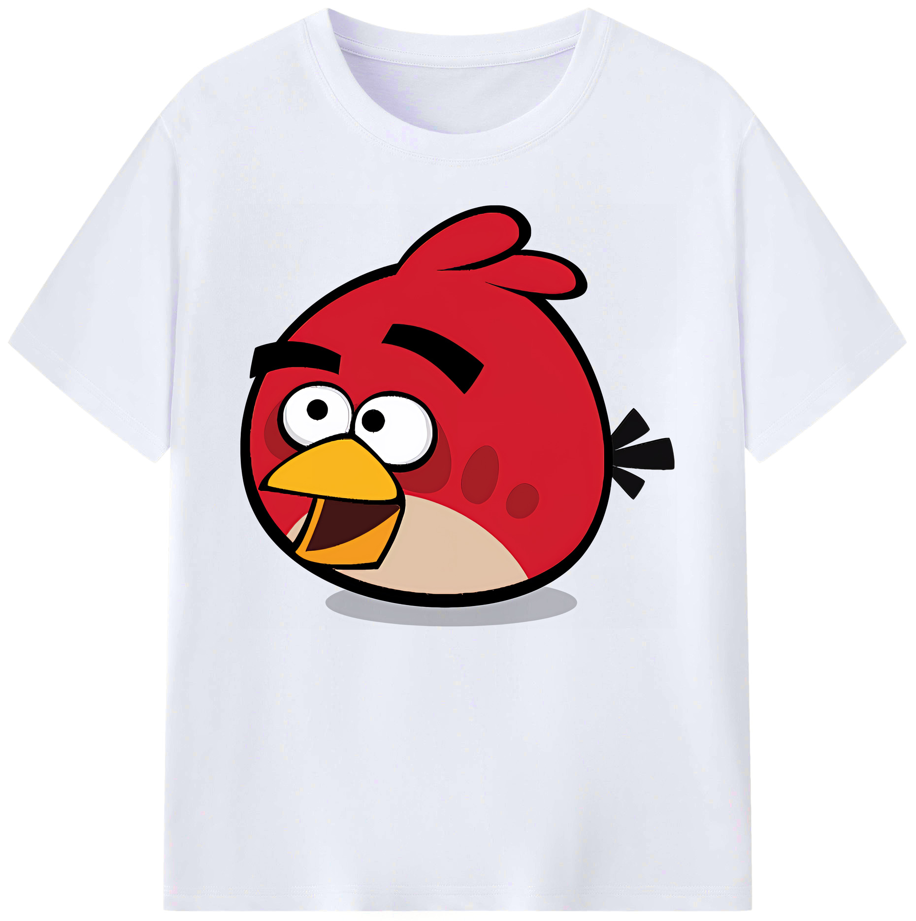 （画像用） Angry Birds アングリーバード 綿100％ メンズ半袖Tシャツ｜肌触りやわらか＆通気性