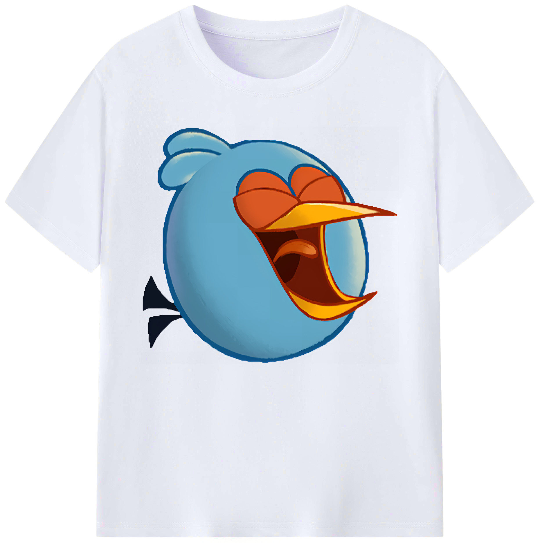 （画像用） Angry Birds アングリーバード 綿100％ メンズ半袖Tシャツ｜肌触りやわらか＆通気性