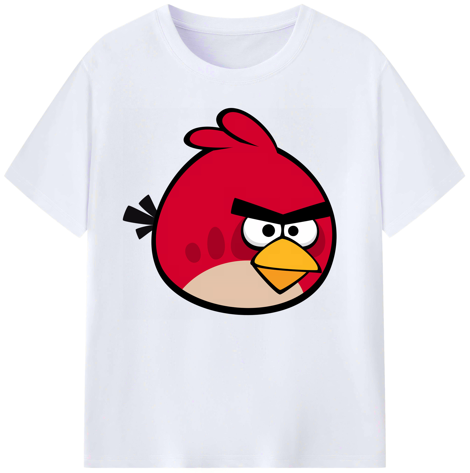 （画像用） Angry Birds アングリーバード 綿100％ メンズ半袖Tシャツ｜肌触りやわらか＆通気性