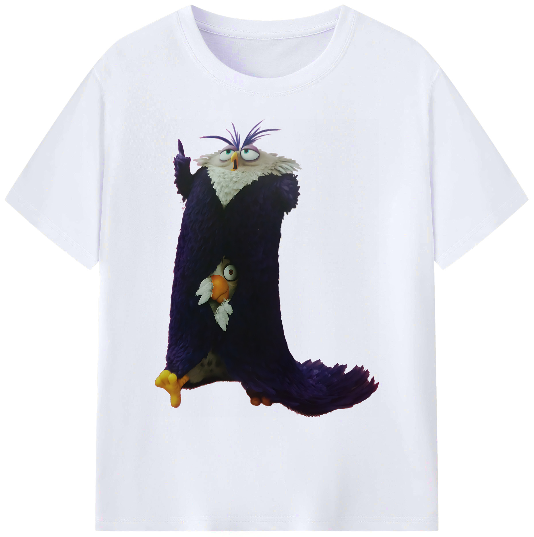 （画像用） Angry Birds アングリーバード 綿100％ メンズ半袖Tシャツ｜肌触りやわらか＆通気性