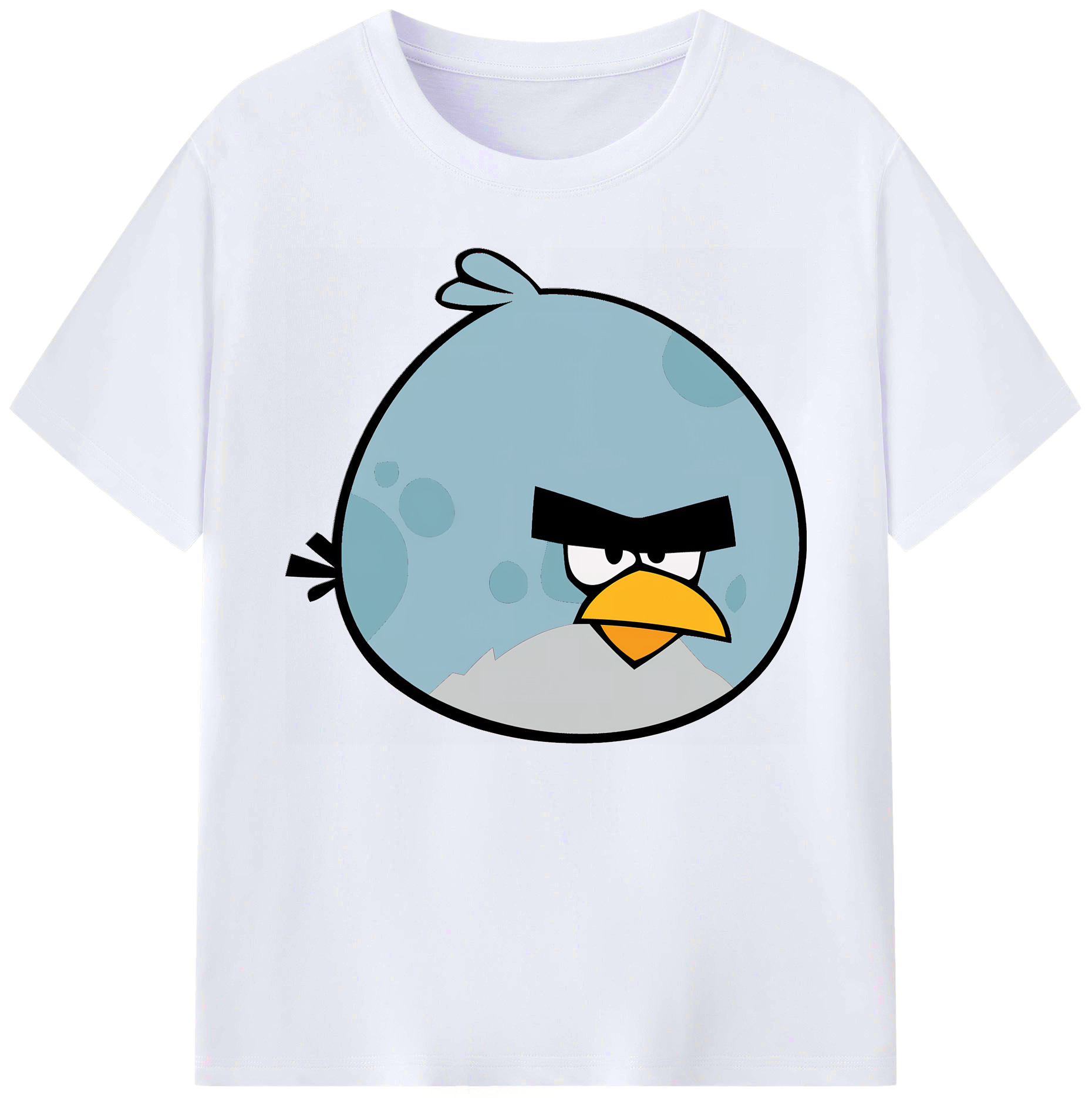 （画像用） Angry Birds アングリーバード 綿100％ メンズ半袖Tシャツ｜肌触りやわらか＆通気性