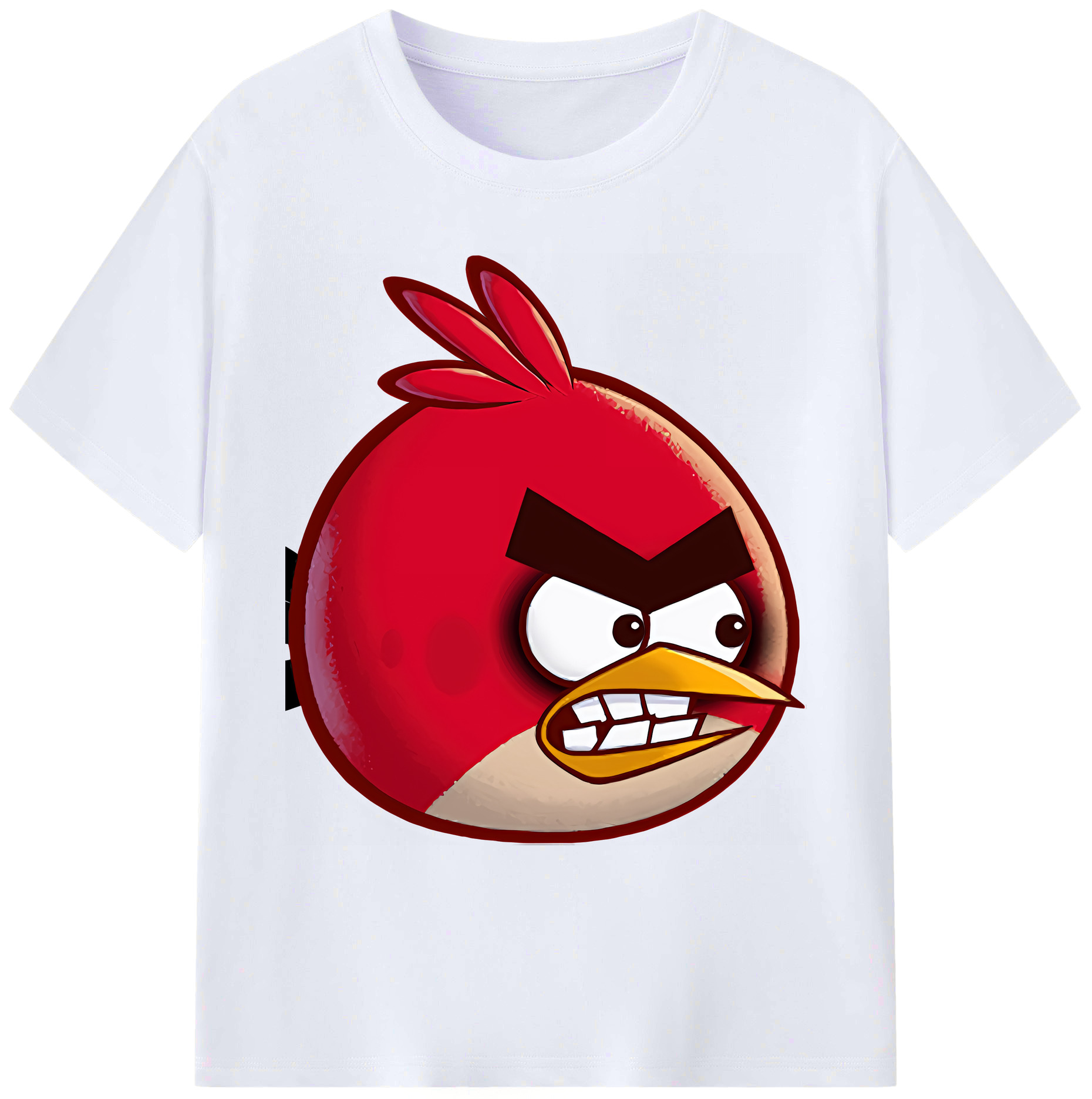 （画像用） Angry Birds アングリーバード 綿100％ メンズ半袖Tシャツ｜肌触りやわらか＆通気性