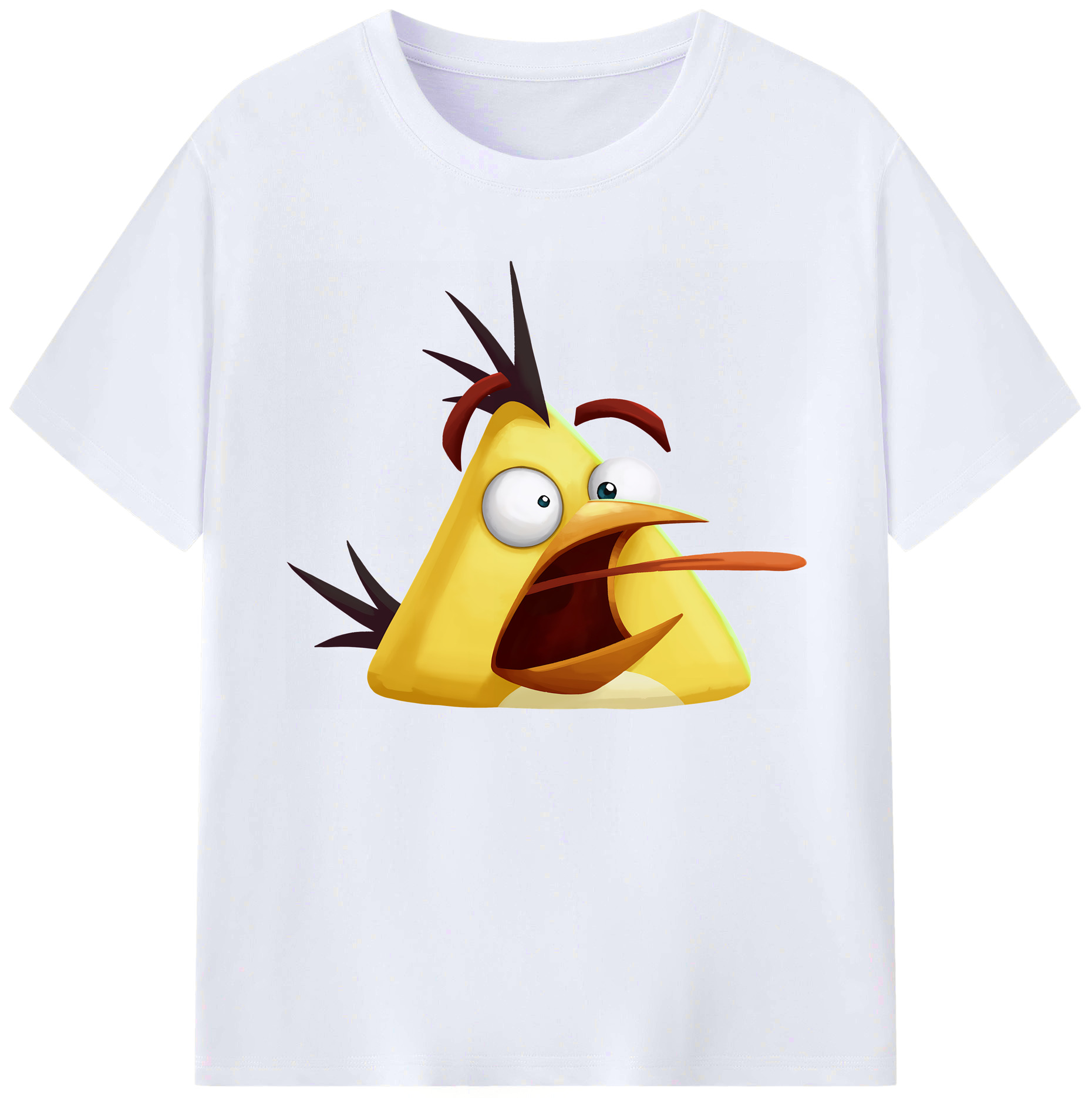 （画像用） Angry Birds アングリーバード 綿100％ メンズ半袖Tシャツ｜肌触りやわらか＆通気性