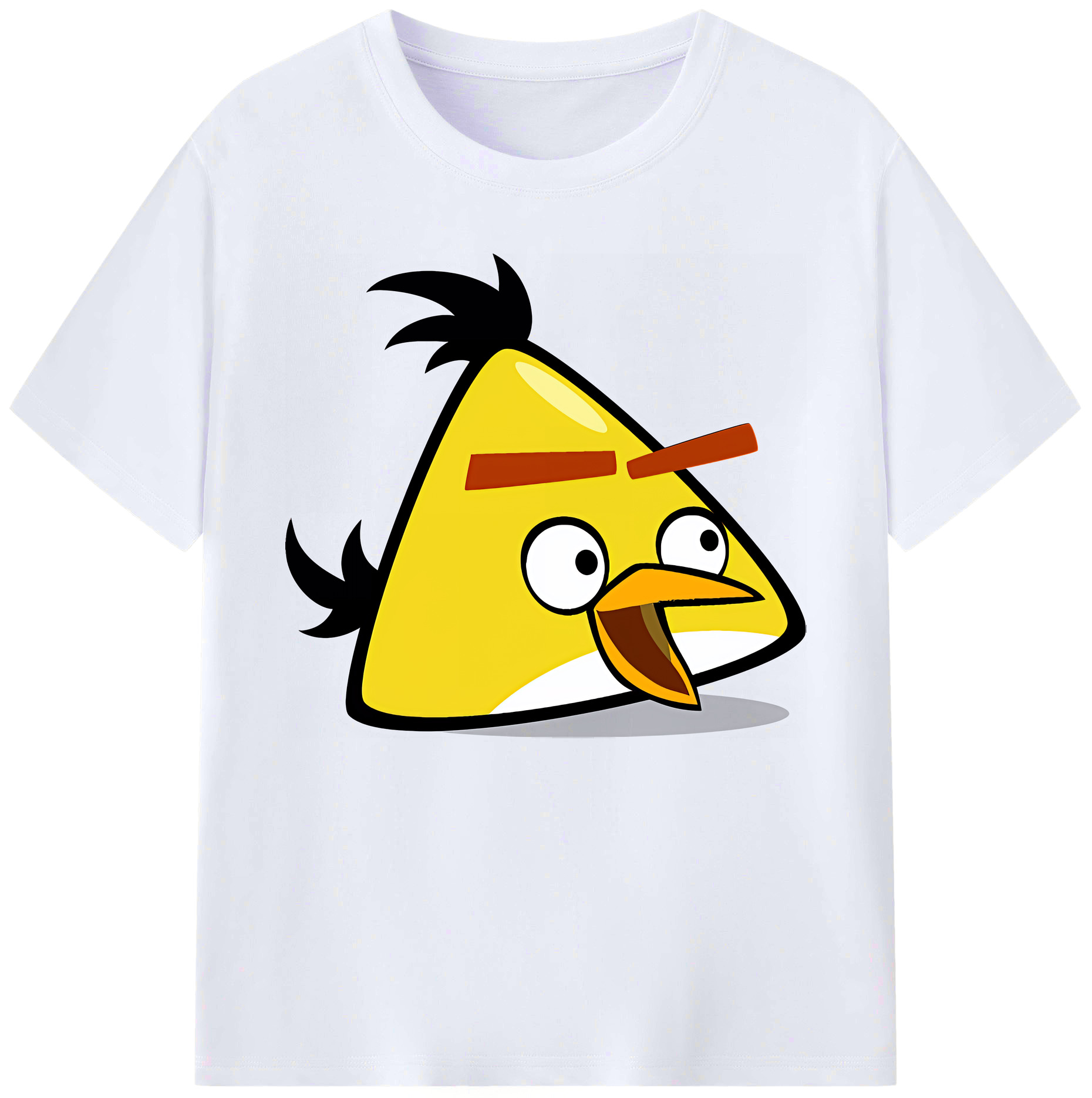 （画像用） Angry Birds アングリーバード 綿100％ メンズ半袖Tシャツ｜肌触りやわらか＆通気性