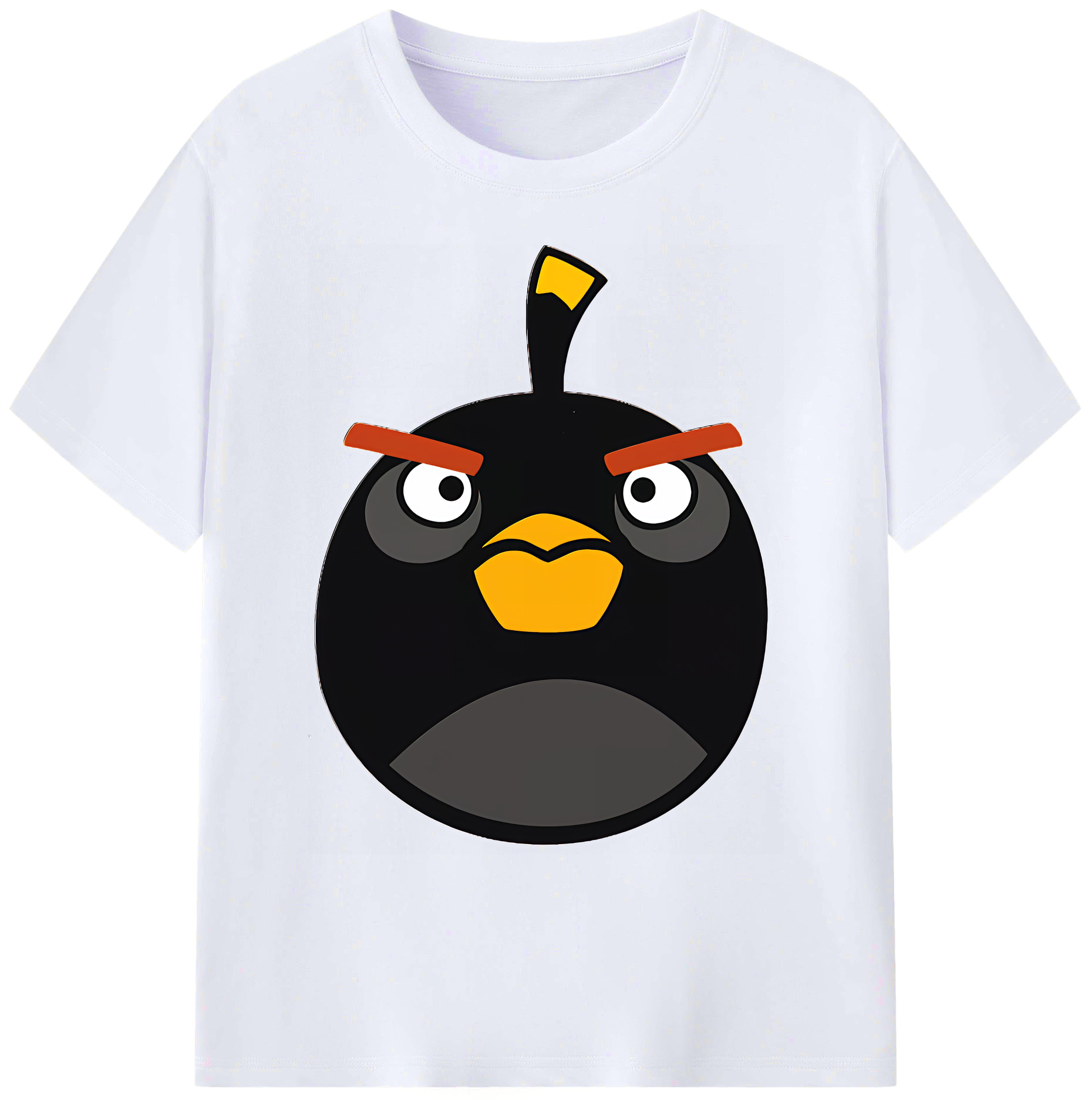 （画像用） Angry Birds アングリーバード 綿100％ メンズ半袖Tシャツ｜肌触りやわらか＆通気性