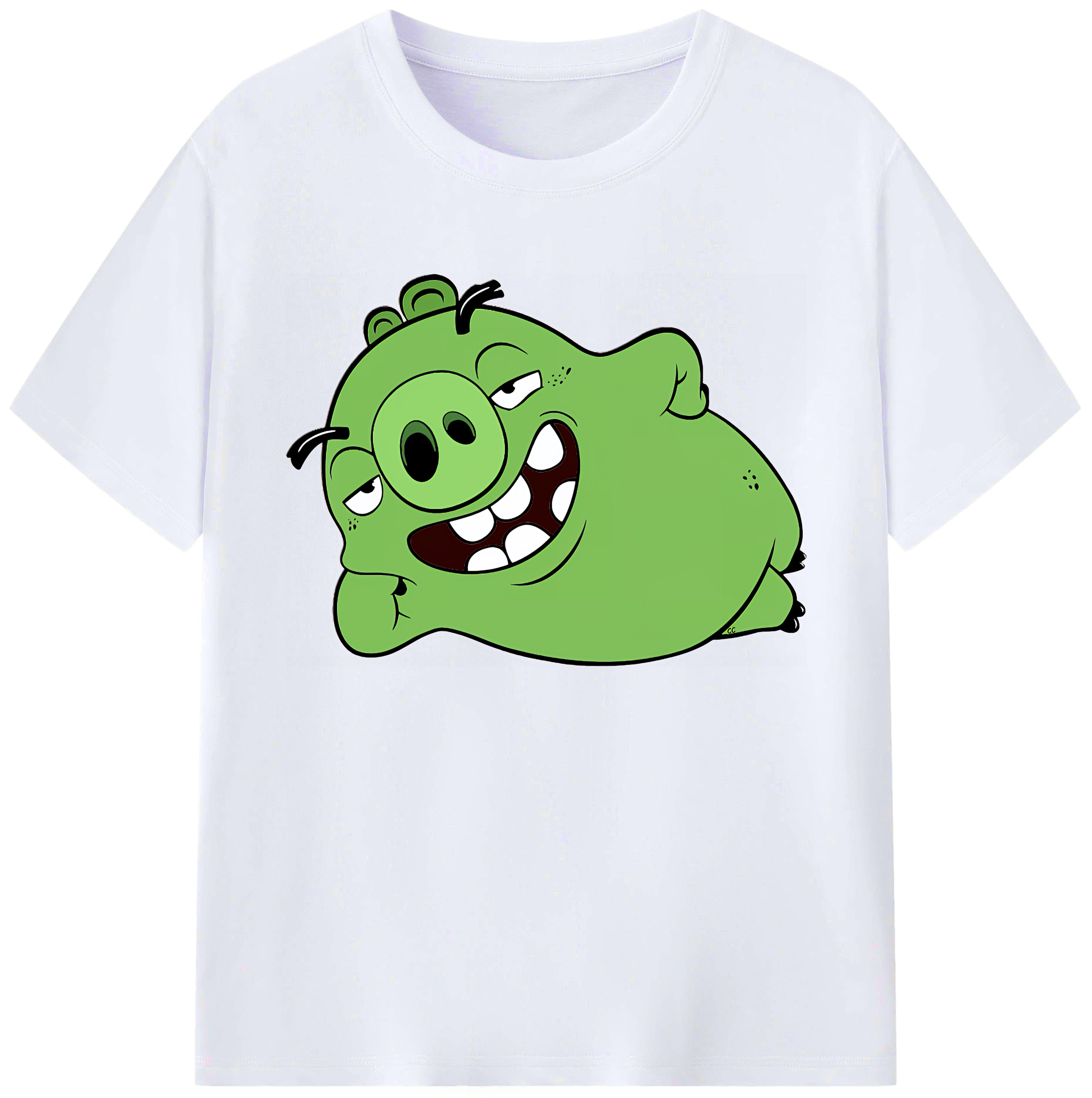 （画像用） Angry Birds アングリーバード 綿100％ メンズ半袖Tシャツ｜肌触りやわらか＆通気性
