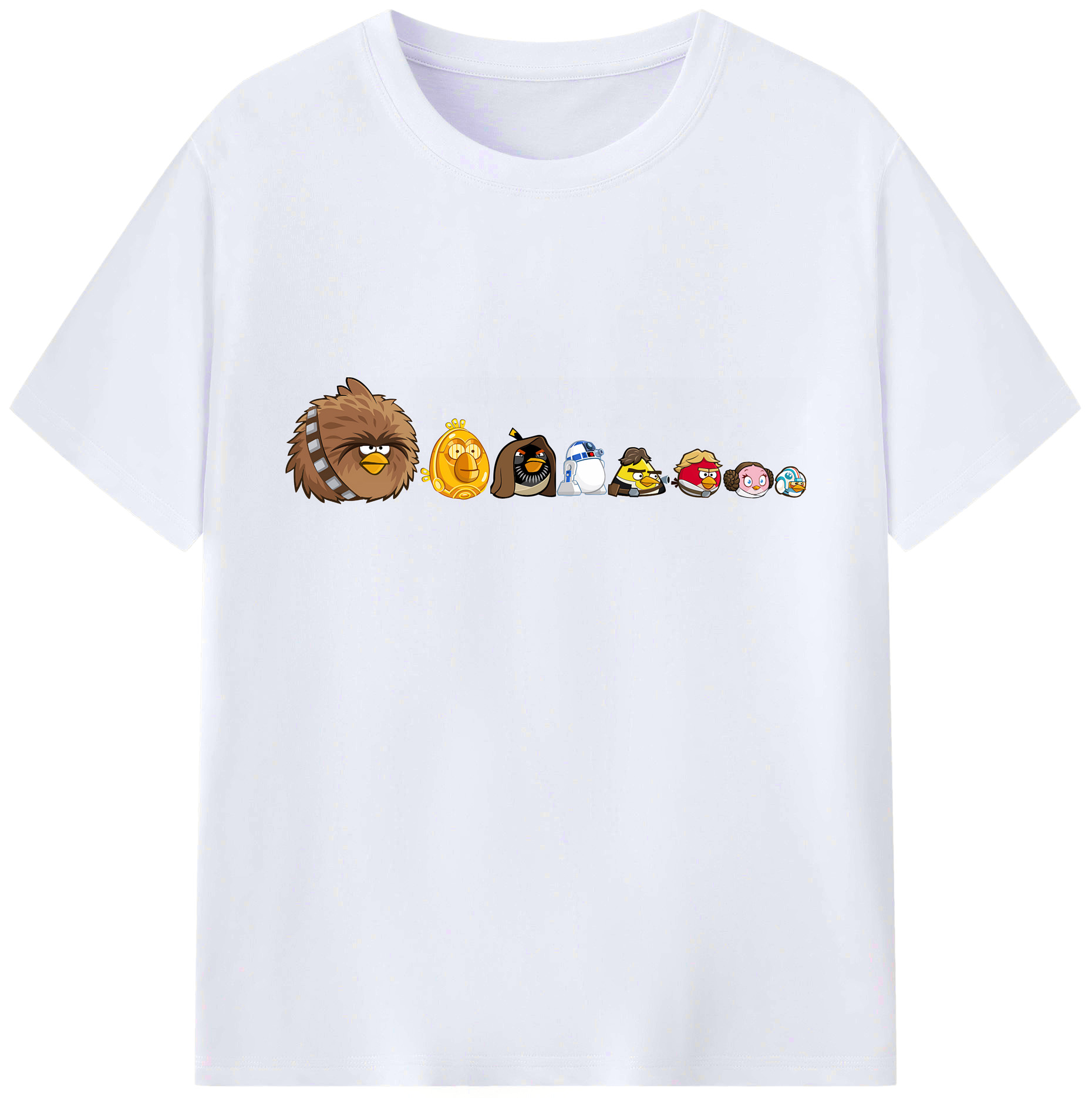 （画像用） Angry Birds アングリーバード 綿100％ メンズ半袖Tシャツ｜肌触りやわらか＆通気性