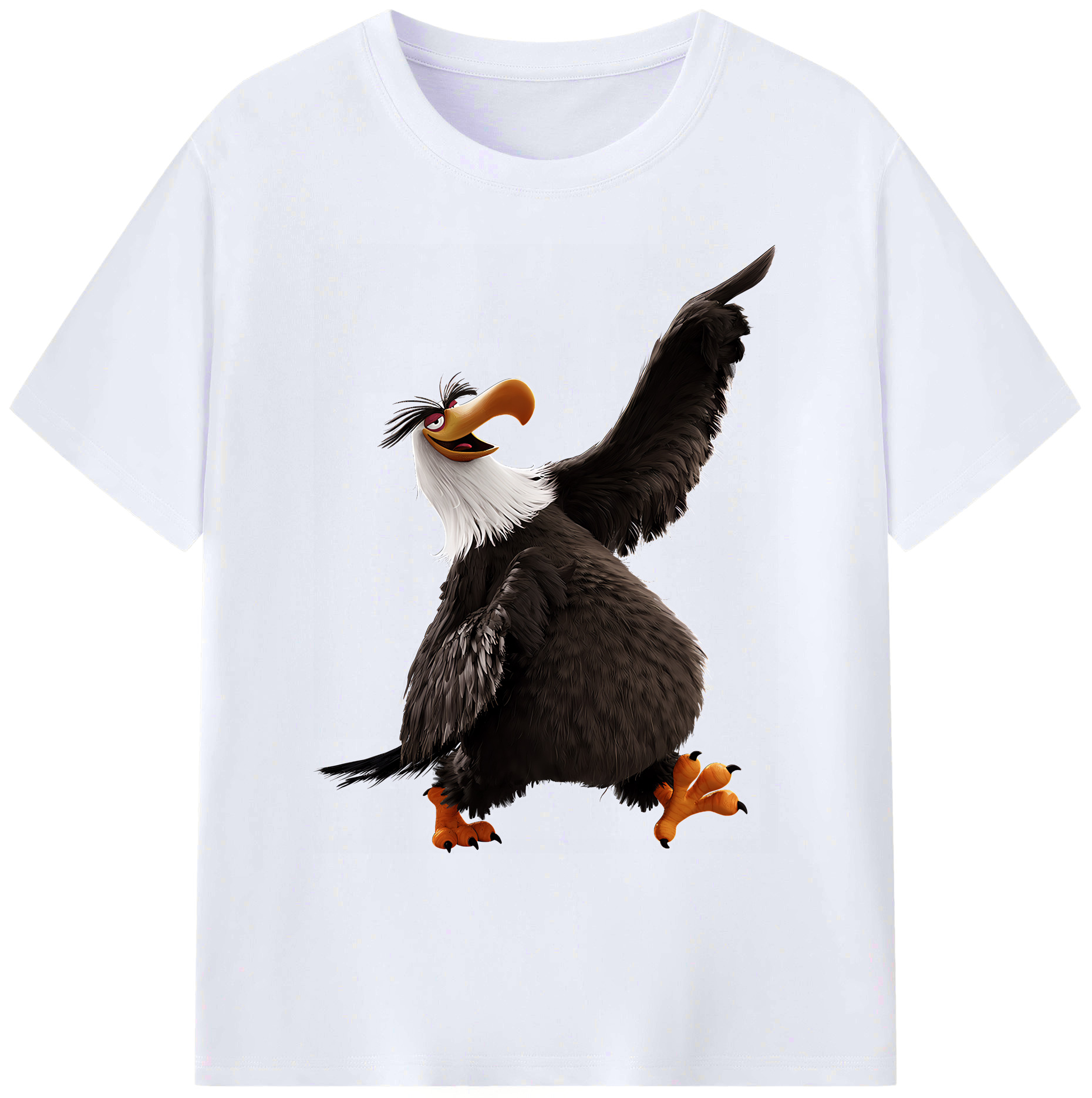 （画像用） Angry Birds アングリーバード 綿100％ メンズ半袖Tシャツ｜肌触りやわらか＆通気性