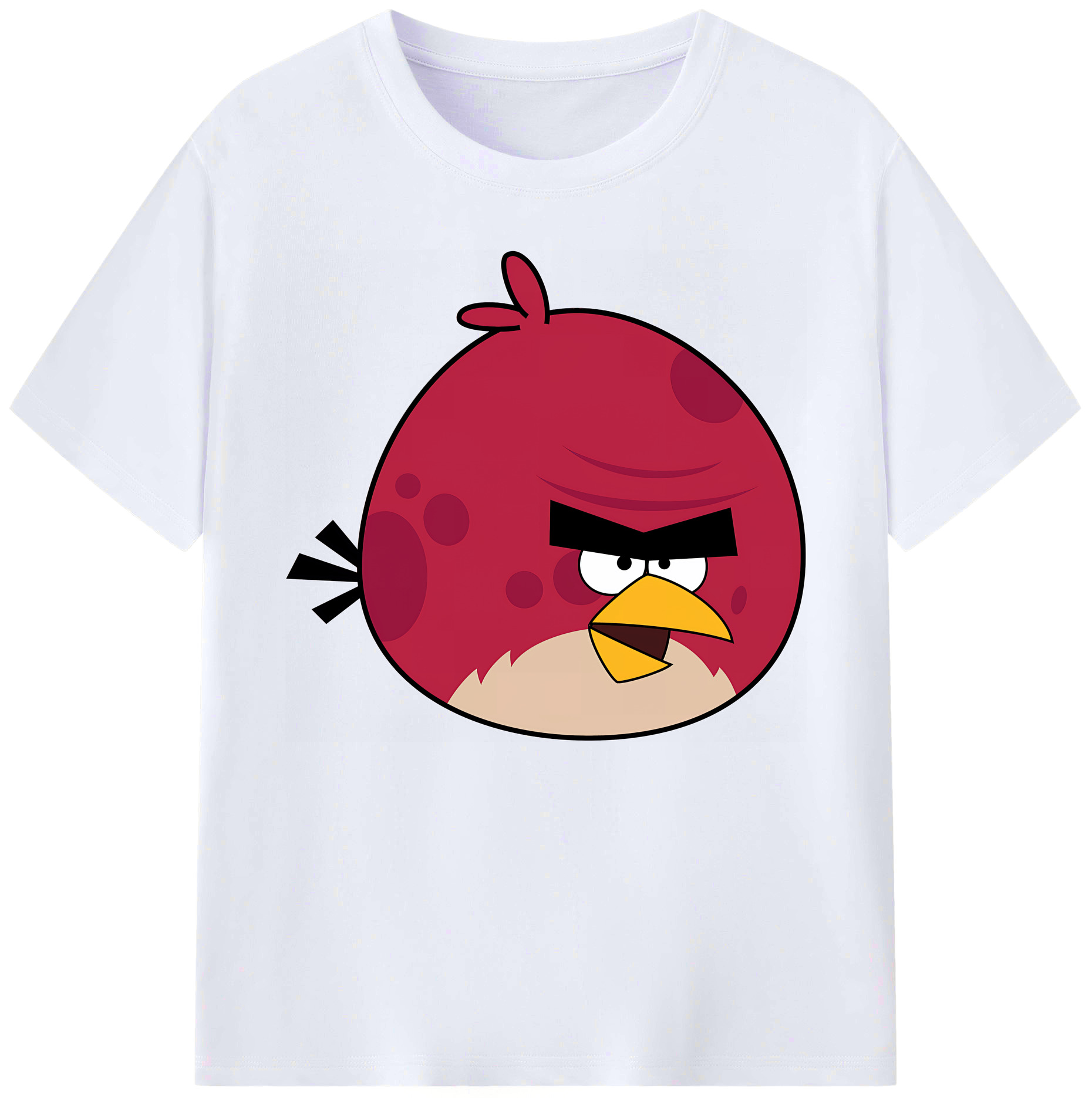 （画像用） Angry Birds アングリーバード 綿100％ メンズ半袖Tシャツ｜肌触りやわらか＆通気性