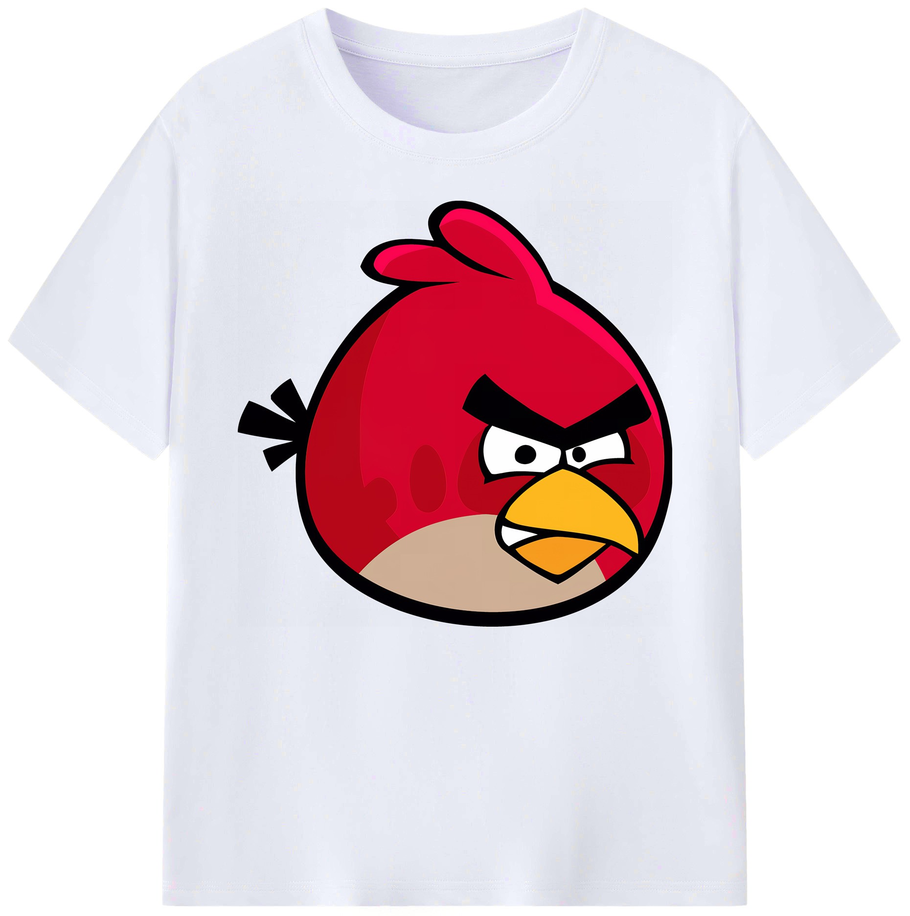 （画像用） Angry Birds アングリーバード 綿100％ メンズ半袖Tシャツ｜肌触りやわらか＆通気性