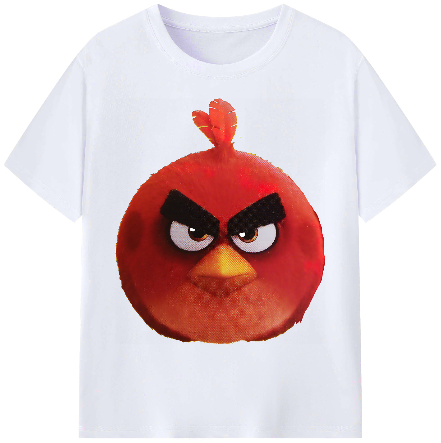 （画像用） Angry Birds アングリーバード 綿100％ メンズ半袖Tシャツ｜肌触りやわらか＆通気性