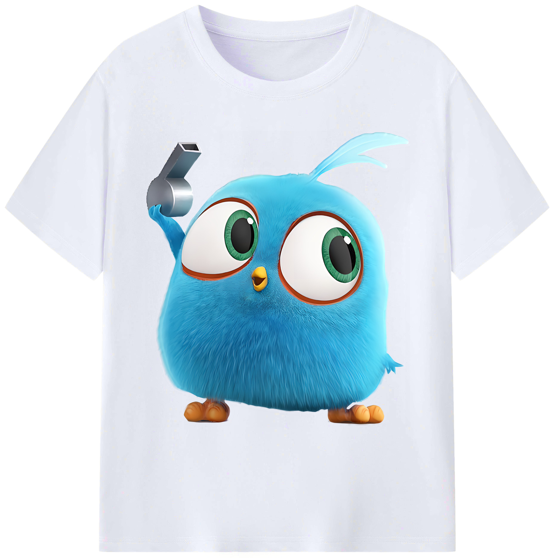 （画像用） Angry Birds アングリーバード 綿100％ メンズ半袖Tシャツ｜肌触りやわらか＆通気性