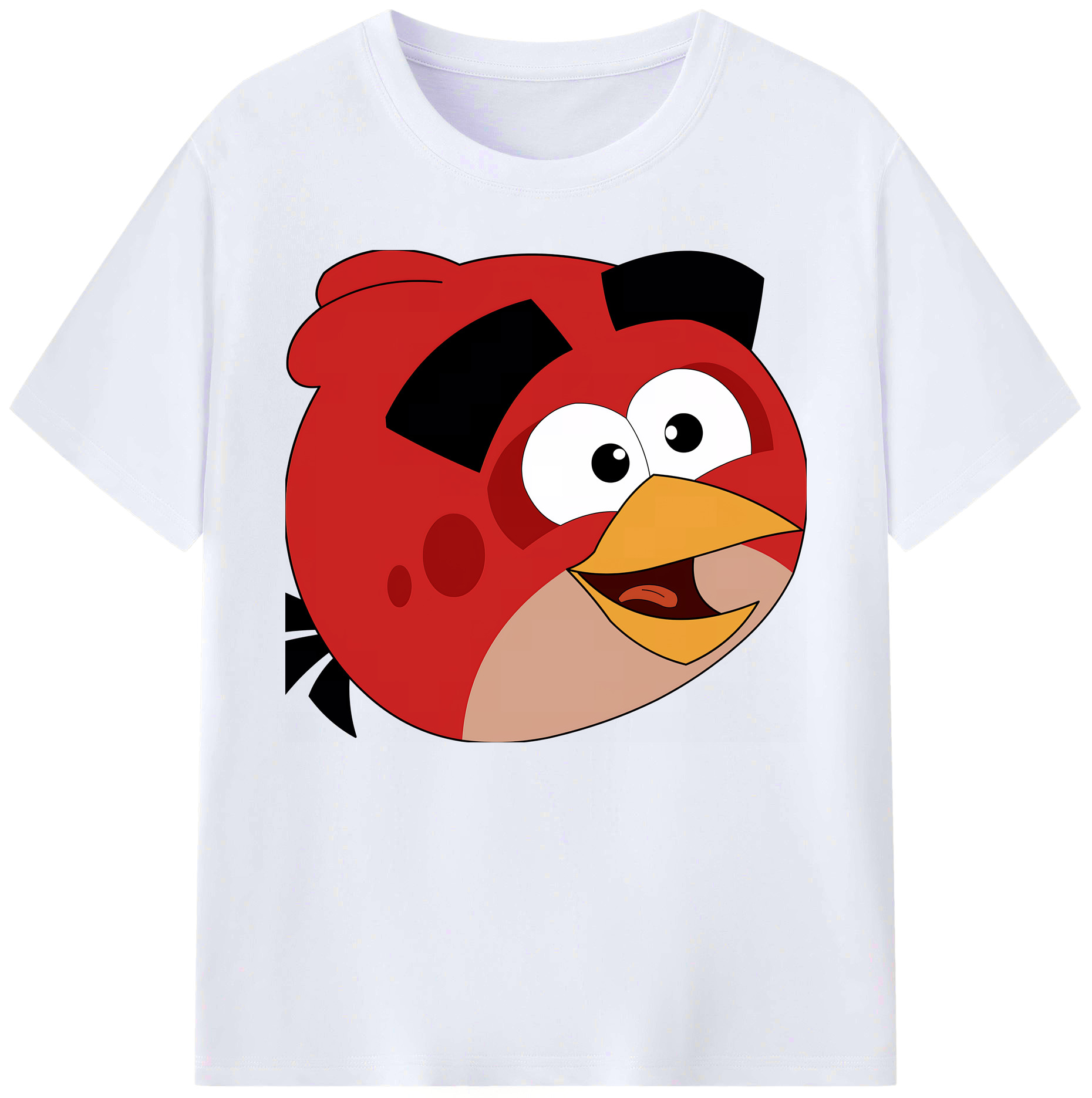（画像用） Angry Birds アングリーバード 綿100％ メンズ半袖Tシャツ｜肌触りやわらか＆通気性