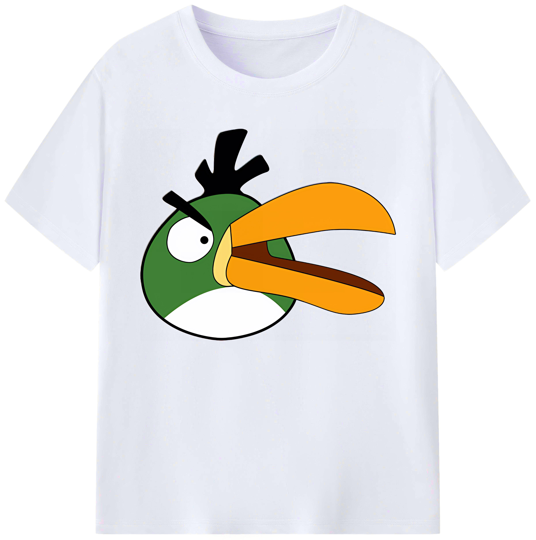 （画像用） Angry Birds アングリーバード 綿100％ メンズ半袖Tシャツ｜肌触りやわらか＆通気性