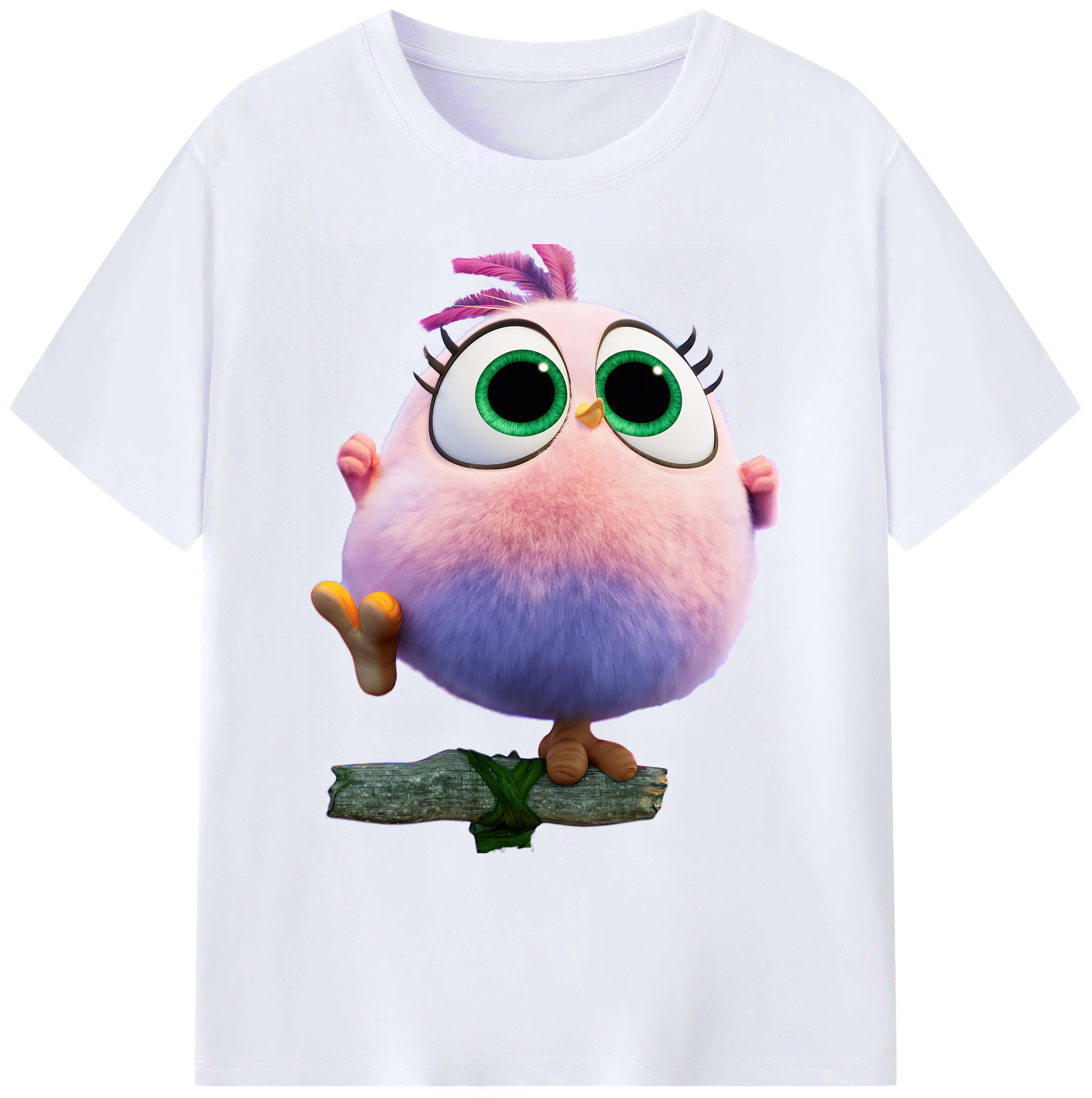 （画像用） Angry Birds アングリーバード 綿100％ メンズ半袖Tシャツ｜肌触りやわらか＆通気性