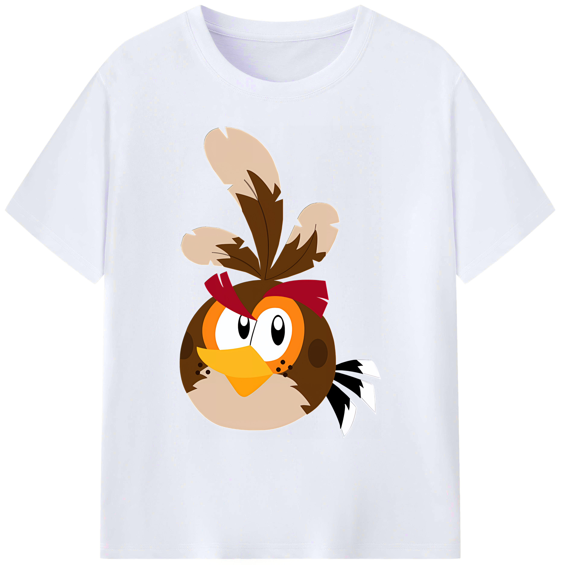 （画像用） Angry Birds アングリーバード 綿100％ メンズ半袖Tシャツ｜肌触りやわらか＆通気性
