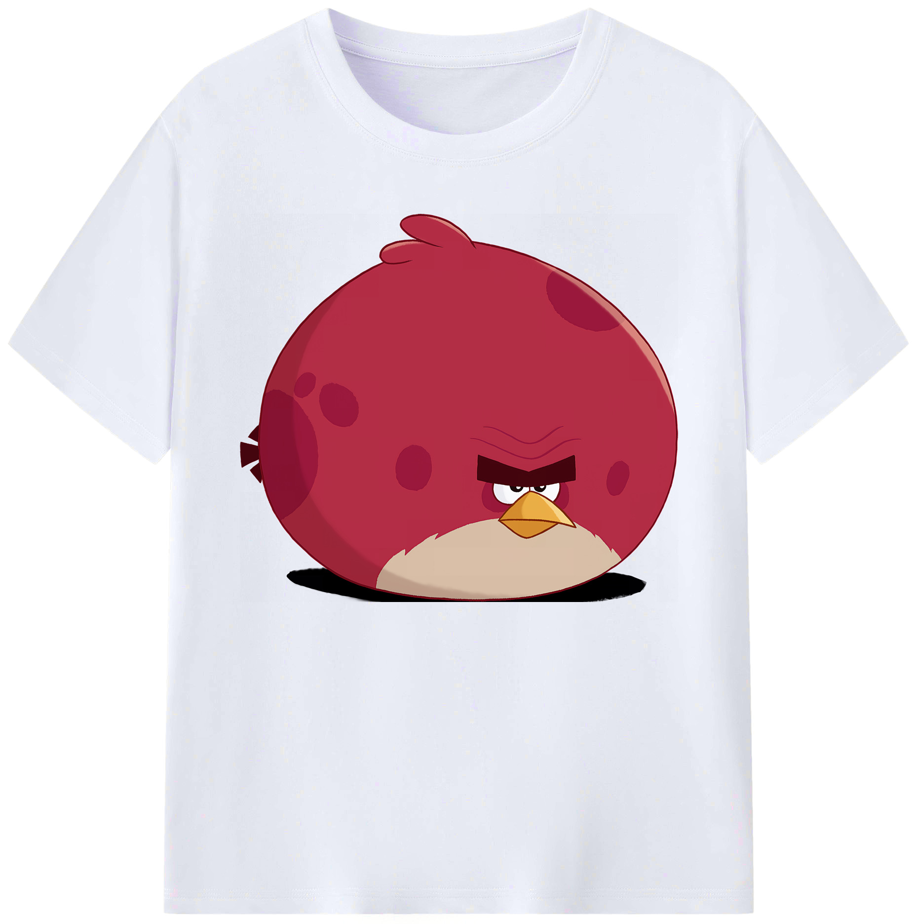 （画像用） Angry Birds アングリーバード 綿100％ メンズ半袖Tシャツ｜肌触りやわらか＆通気性