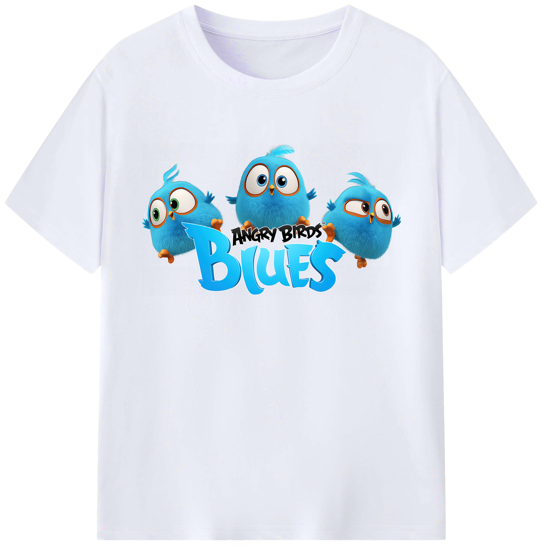 （画像用） Angry Birds アングリーバード 綿100％ メンズ半袖Tシャツ｜肌触りやわらか＆通気性