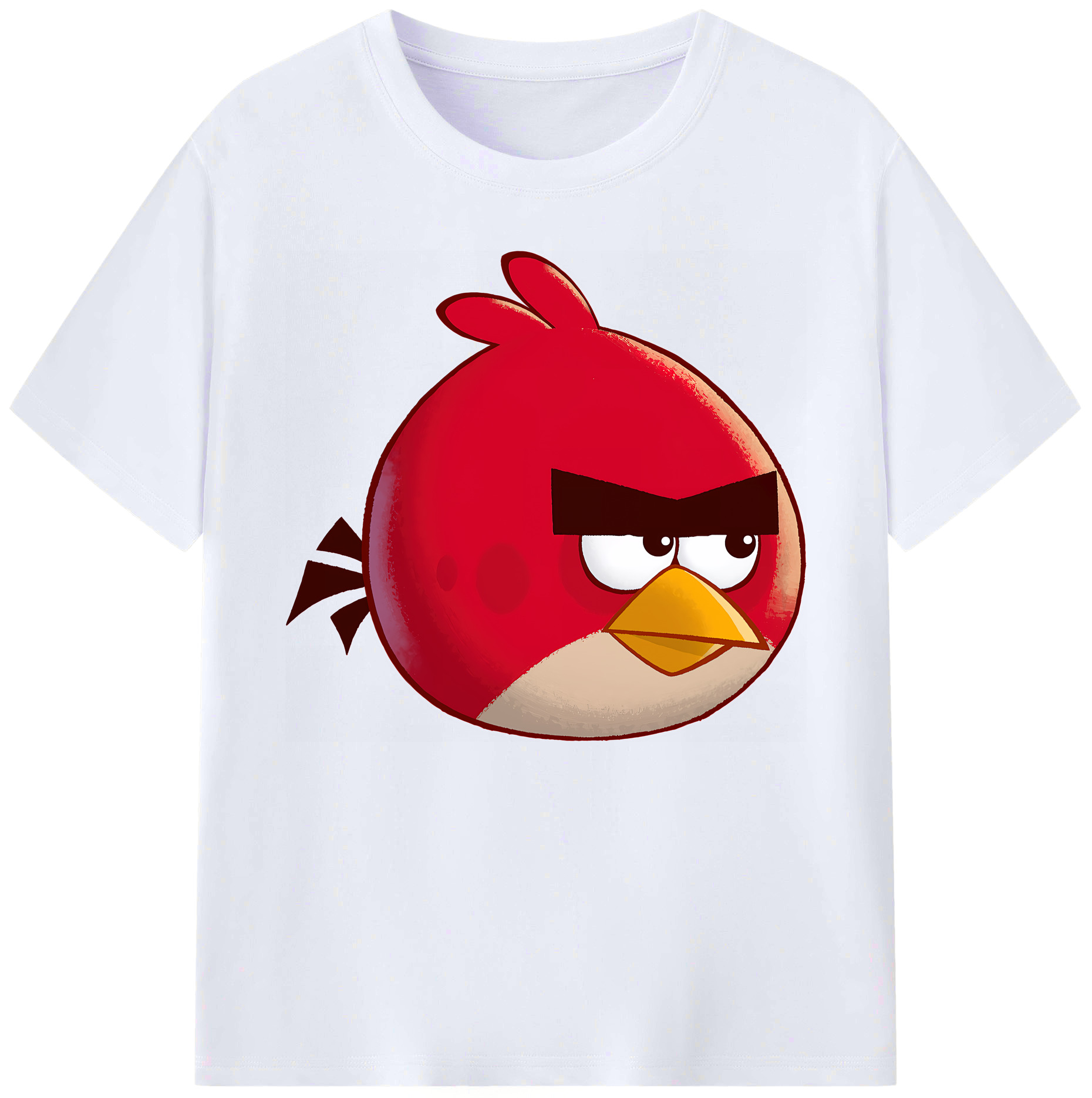 （画像用） Angry Birds アングリーバード 綿100％ メンズ半袖Tシャツ｜肌触りやわらか＆通気性