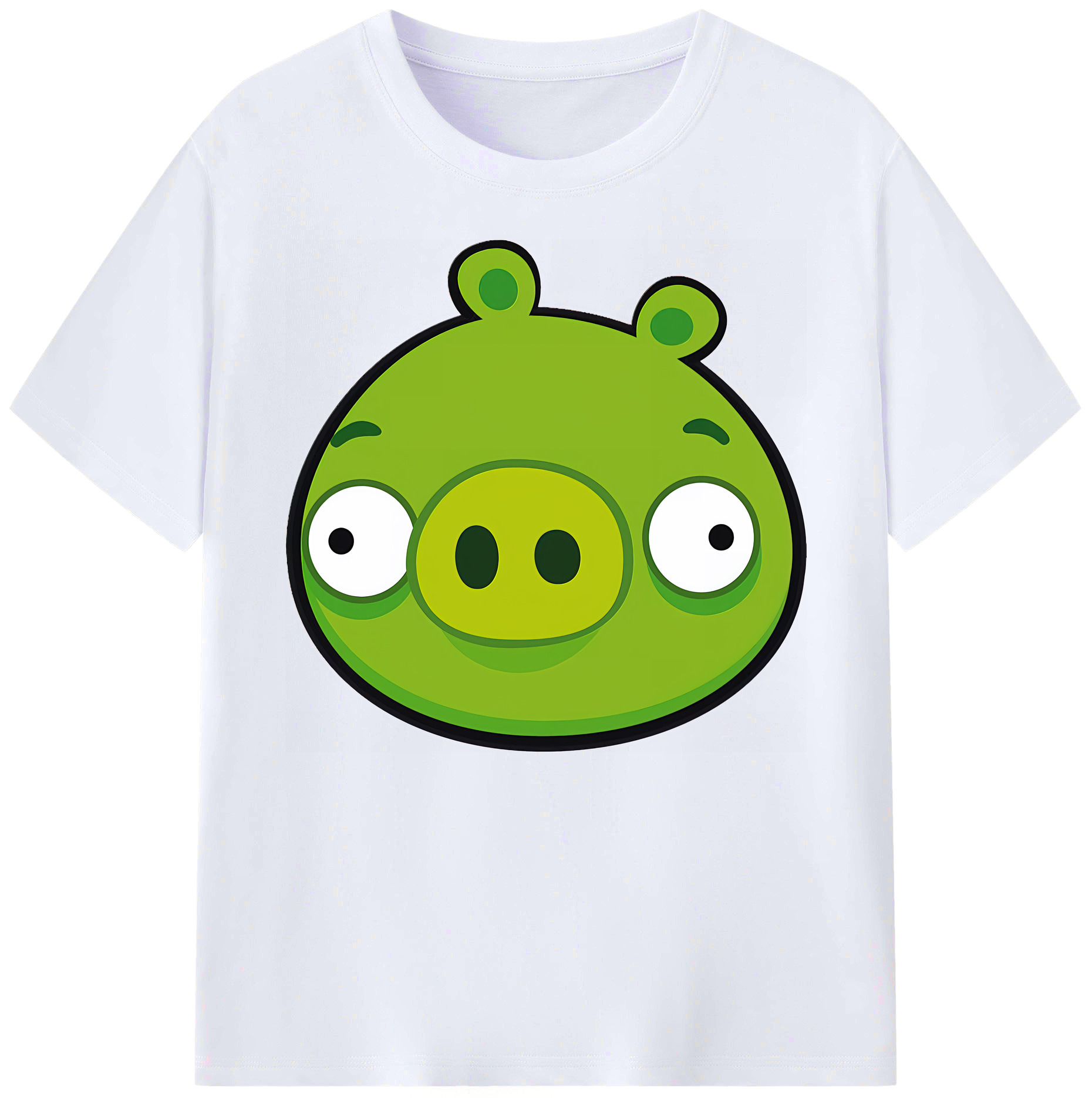 （画像用） Angry Birds アングリーバード 綿100％ メンズ半袖Tシャツ｜肌触りやわらか＆通気性