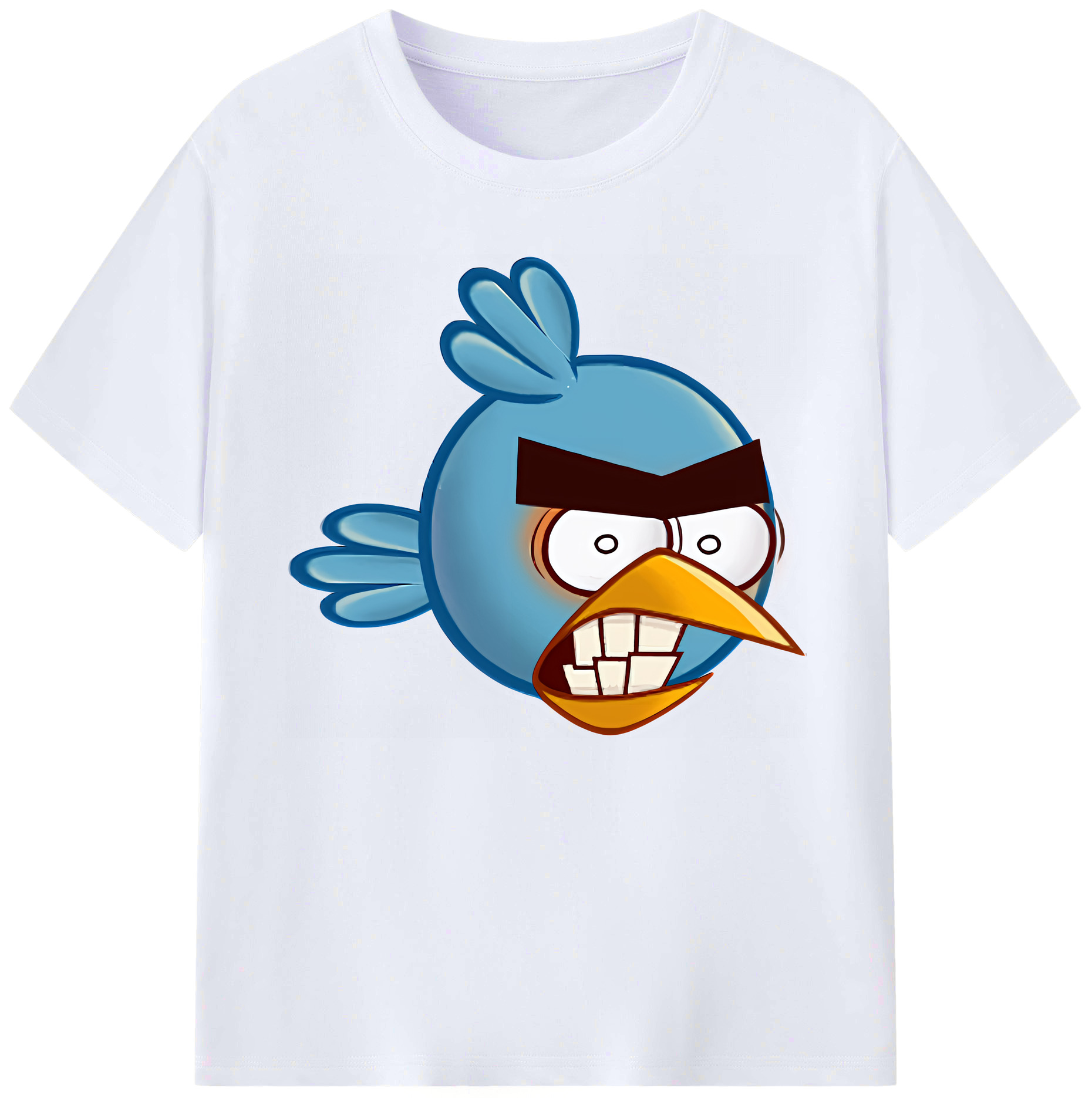 （画像用） Angry Birds アングリーバード 綿100％ メンズ半袖Tシャツ｜肌触りやわらか＆通気性